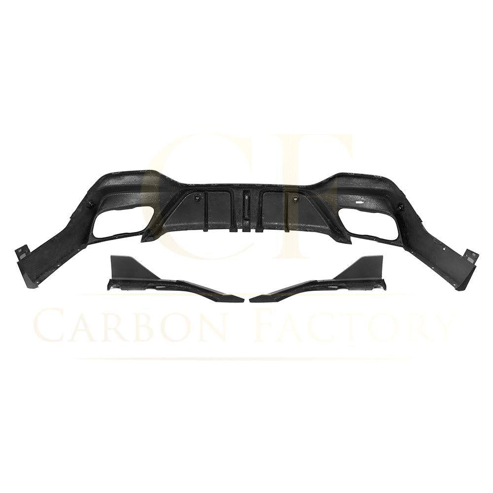 SQ Style Pre-preg Carbon Fibre Rear Diffuser for BMW G06 LCI X6 20-Present - Carbon Factory