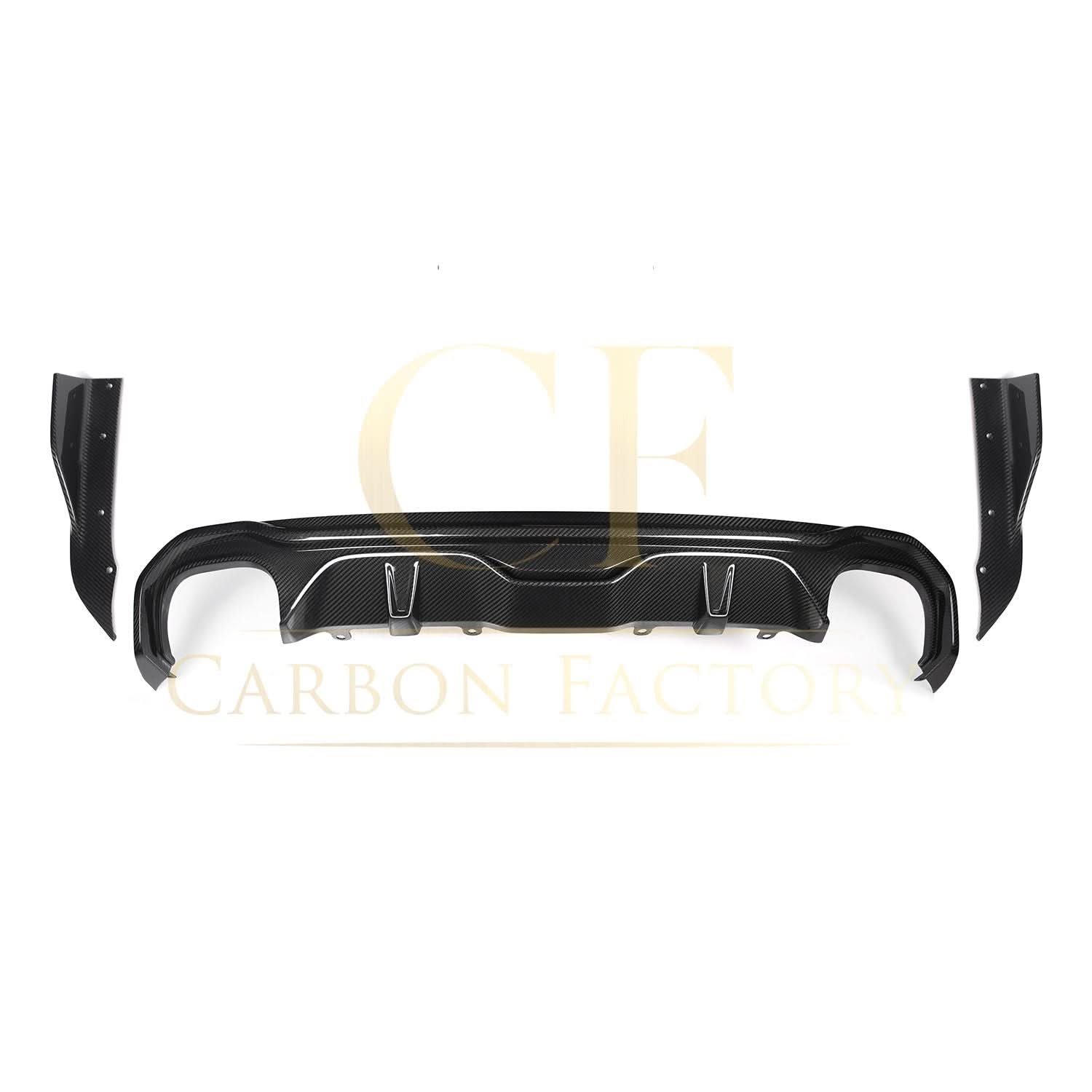 SQ Style Pre-Preg Carbon Fibre Rear Diffuser Quad Exhaust for BMW G26 4 Series Gran Coupe 21-24 - Carbon Factory