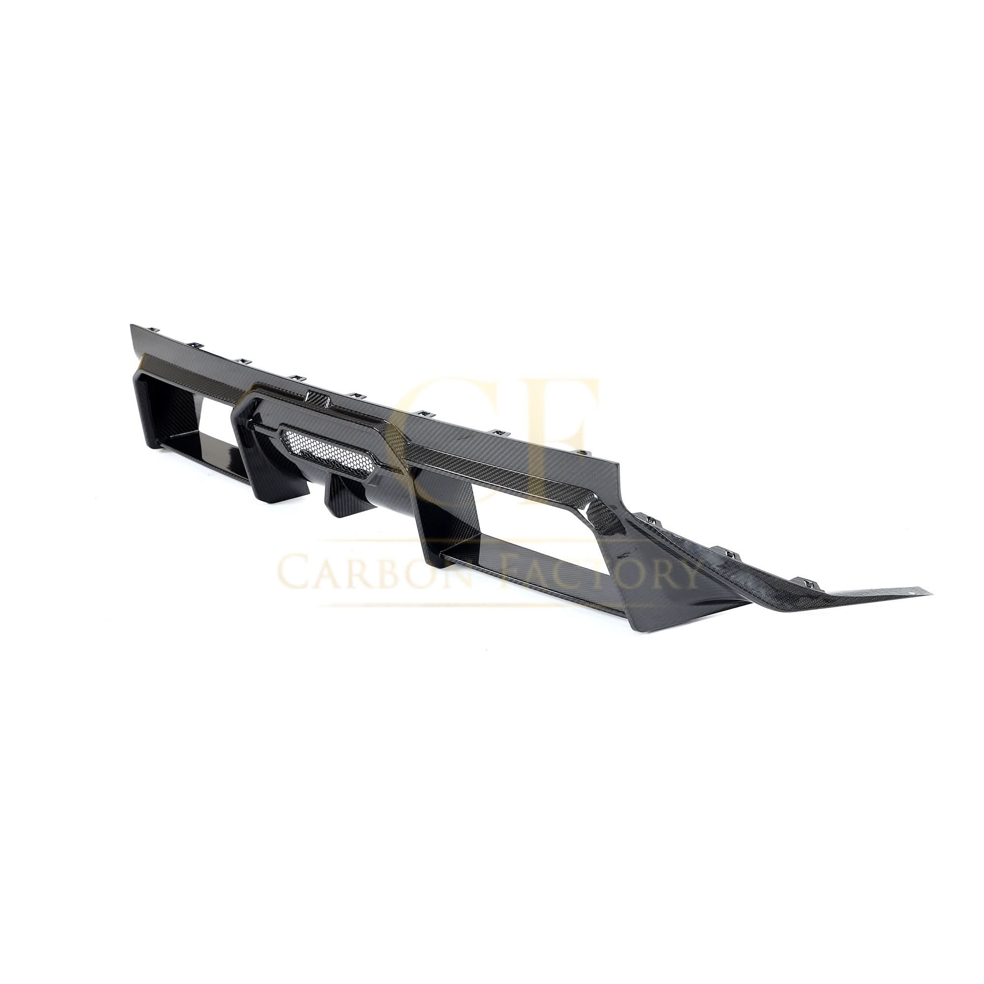 V Style Pre-Preg Carbon Fibre Diffuser for BMW G87 M2 23-Present - Carbon Factory