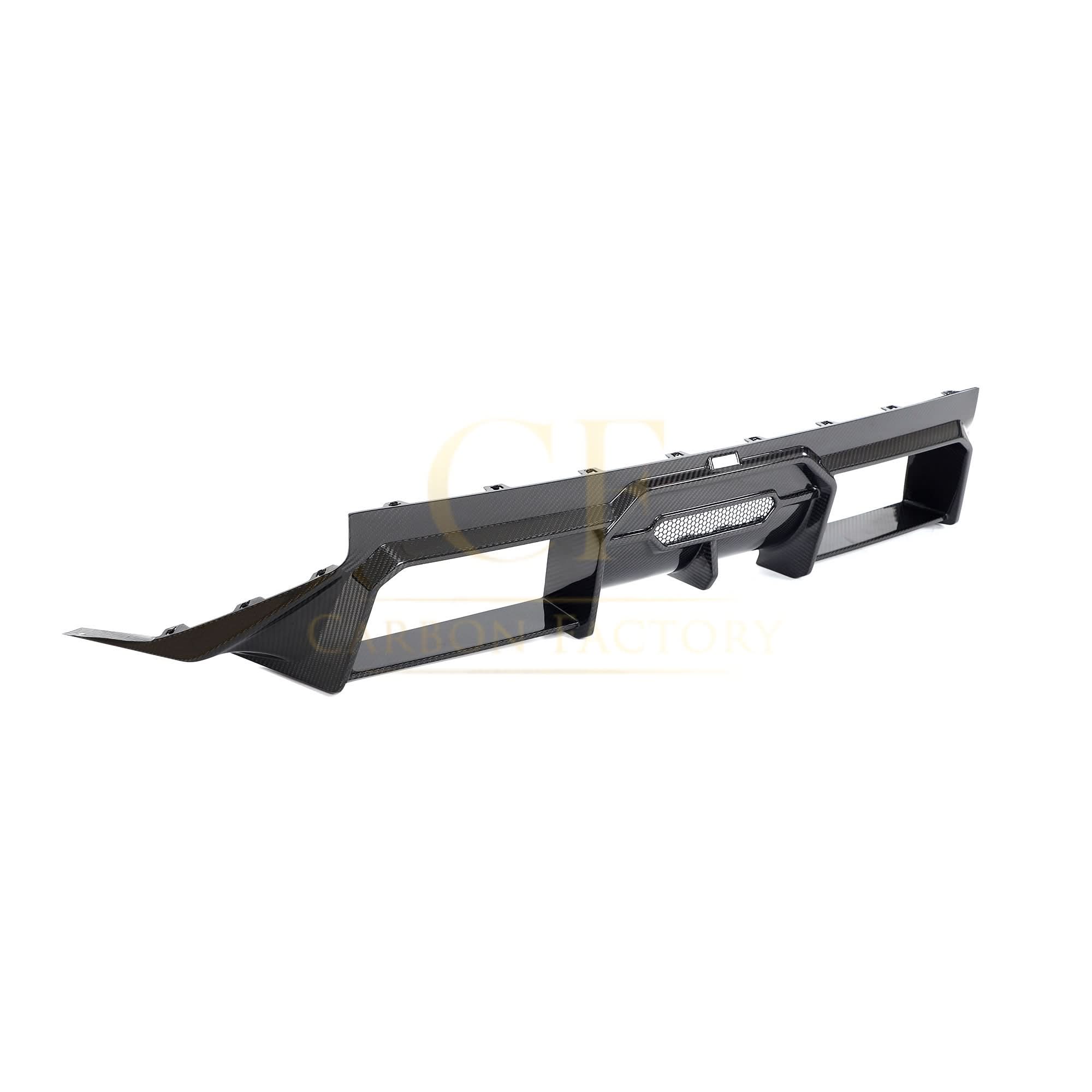 V Style Pre-Preg Carbon Fibre Diffuser for BMW G87 M2 23-Present - Carbon Factory