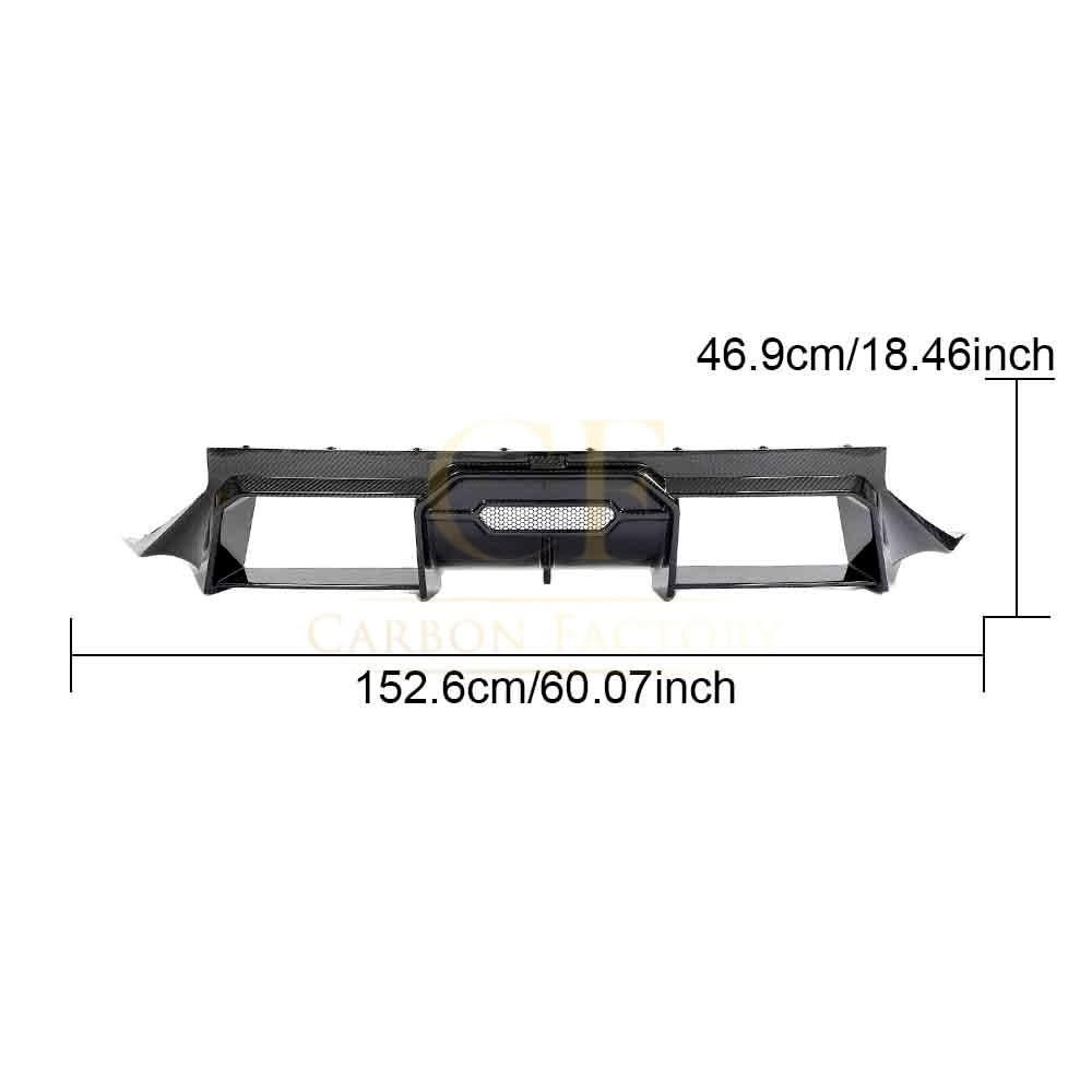 V Style Pre-Preg Carbon Fibre Diffuser for BMW G87 M2 23-Present - Carbon Factory