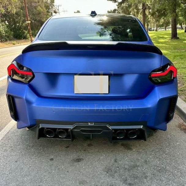 V Style Pre-Preg Carbon Fibre Diffuser for BMW G87 M2 23-Present - Carbon Factory