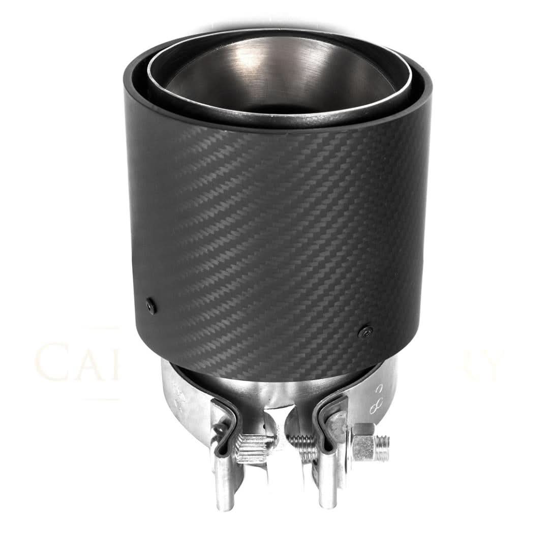 OEM Style Pre-Preg Carbon Fibre Exhaust Tips for BMW G90 G99 M5 2025-Present - Carbon Factory
