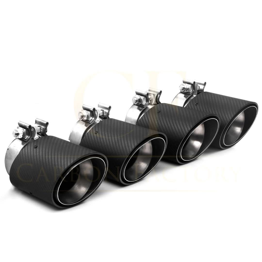 OEM Style Pre-Preg Carbon Fibre Exhaust Tips for BMW G90 G99 M5 2025-Present - Carbon Factory
