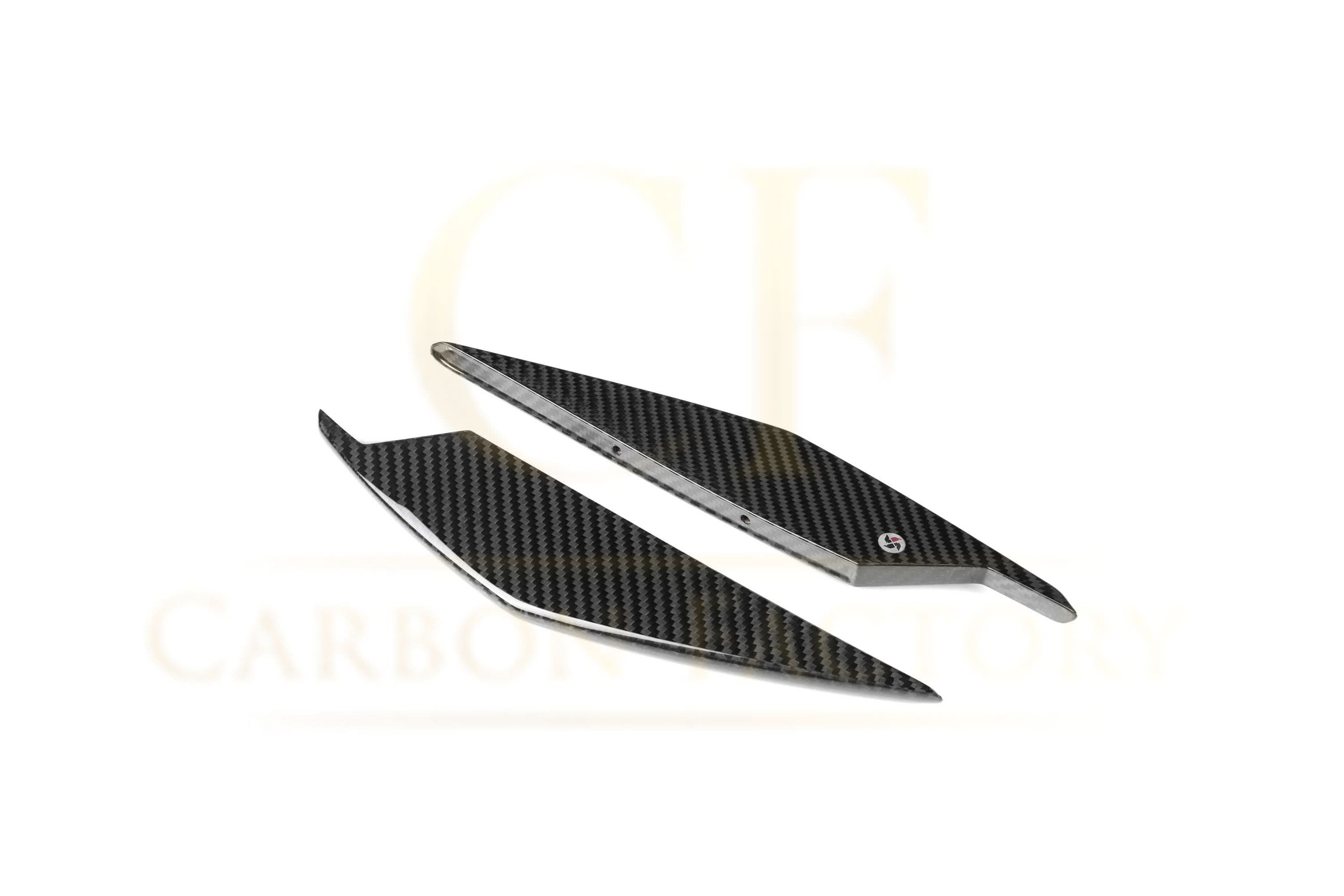AC Style Pre-Preg Carbon Fibre Front Canards for BMW G80 M3 G82 G83 M4 21-Present - Carbon Factory