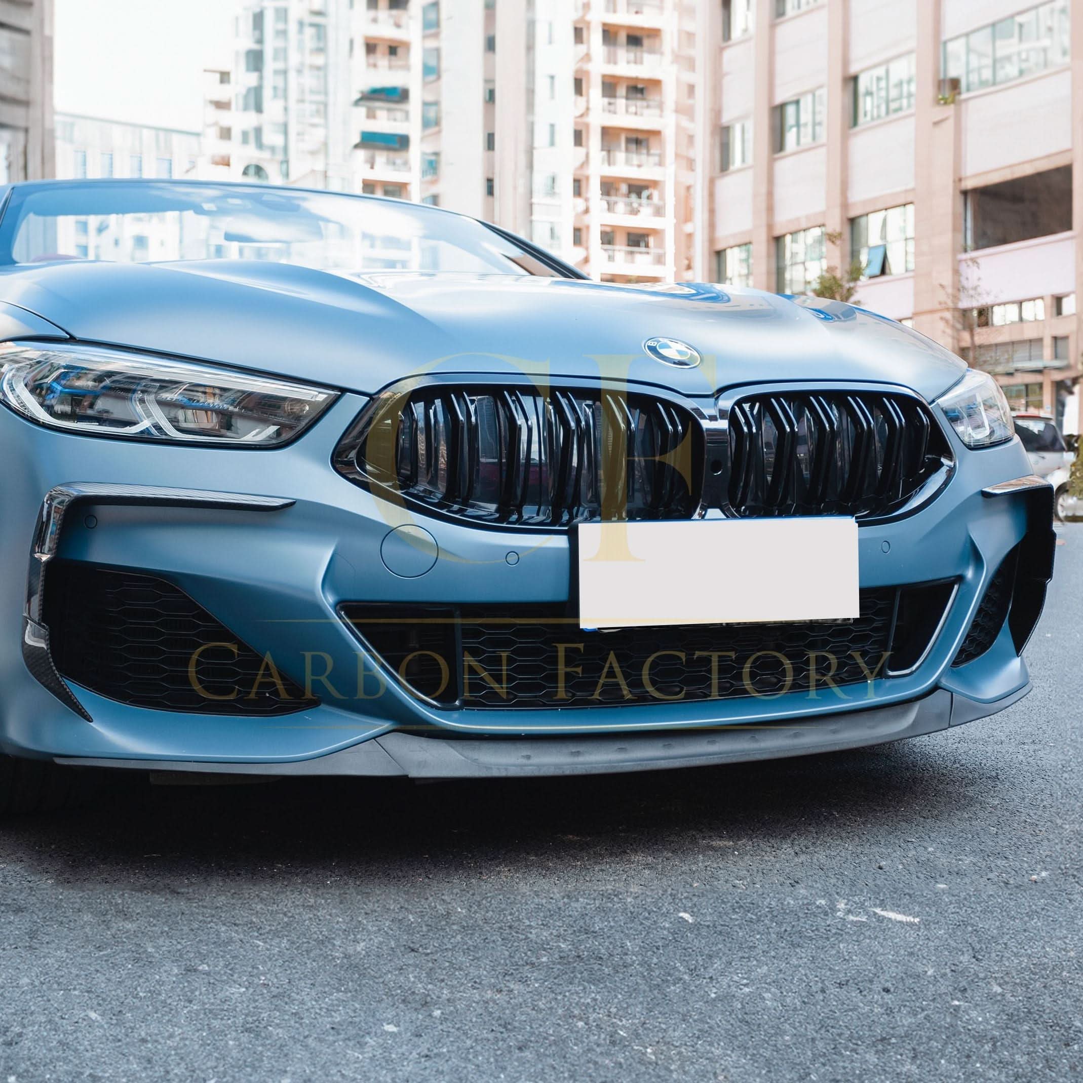DS Style Pre-Preg Carbon Fibre Front Canards for BMW G14 G15 G16 8 Series 20-24 - Carbon Factory