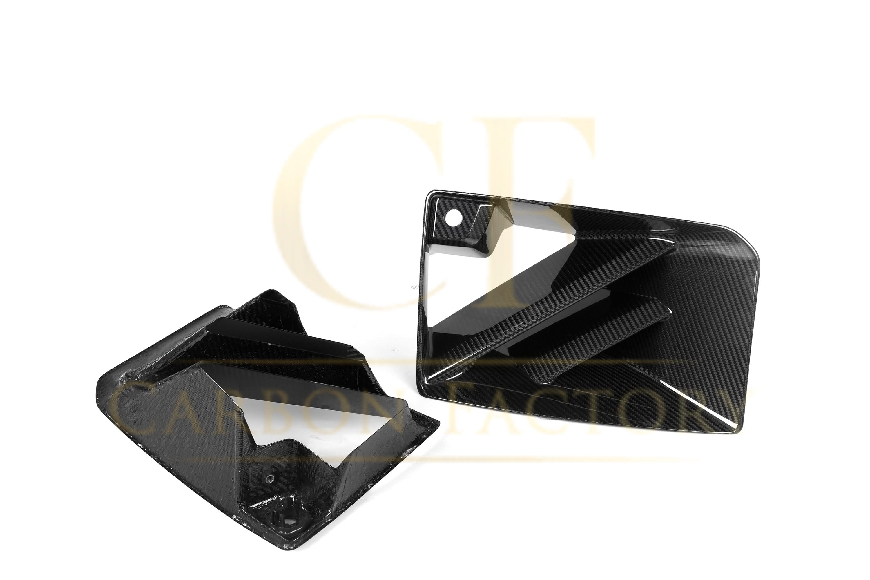 DS Style Pre-Preg Carbon Fibre Front Induction Trims for BMW G87 M2 23-Present - Carbon Factory