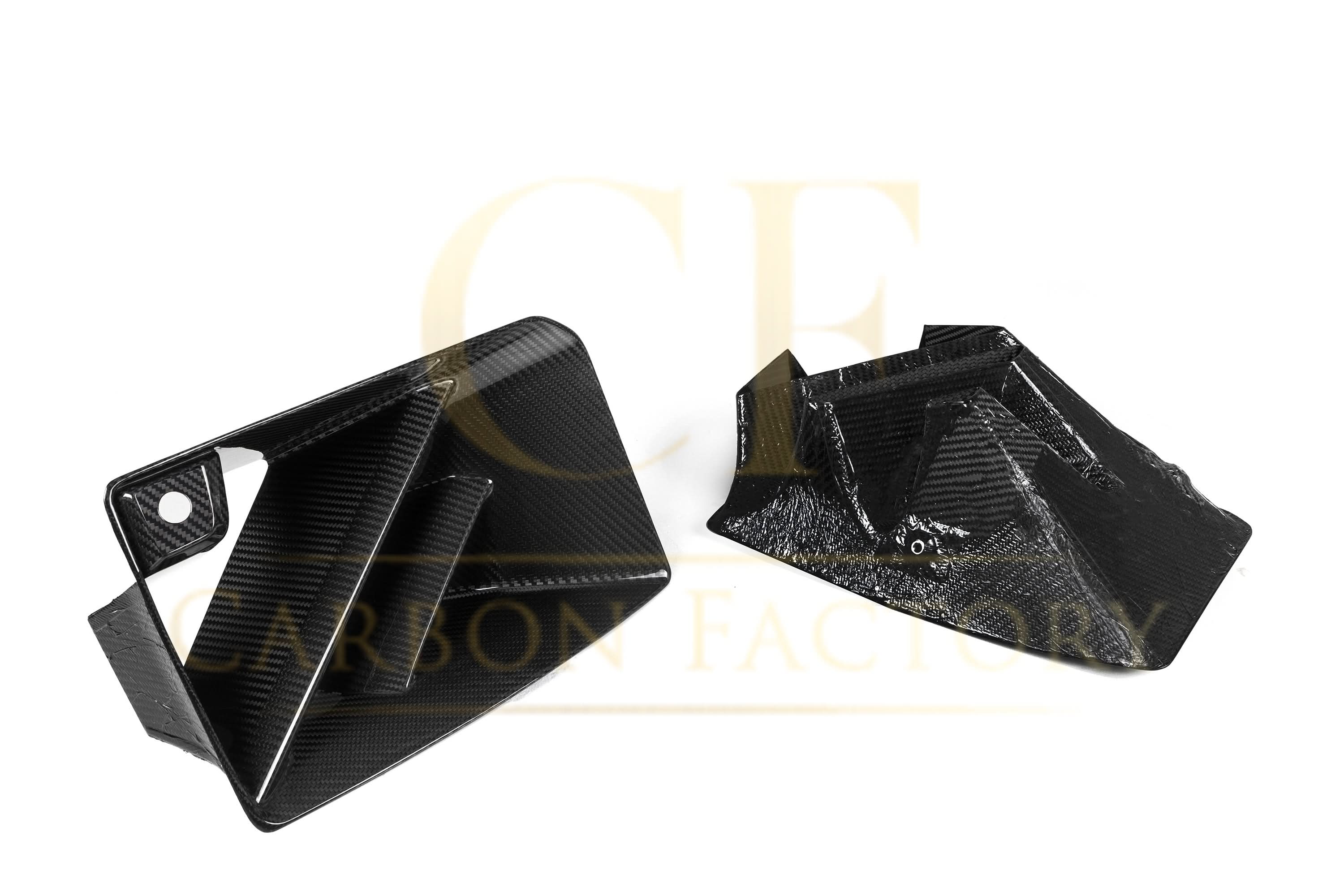 DS Style Pre-Preg Carbon Fibre Front Induction Trims for BMW G87 M2 23-Present - Carbon Factory