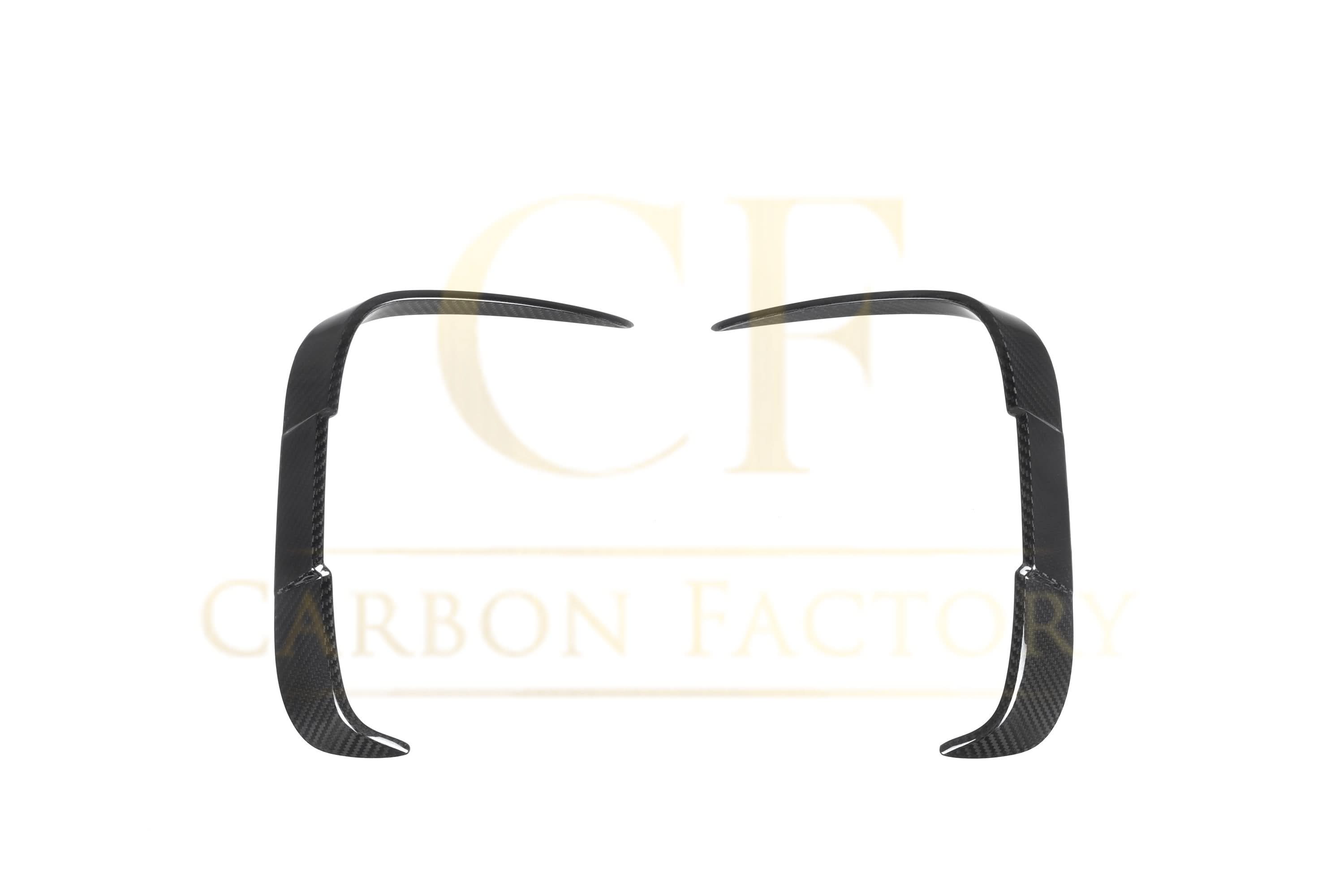 DS Style Pre-Preg Carbon Fibre Rear Bumper Canards for BMW F87 M2 13-21 - Carbon Factory