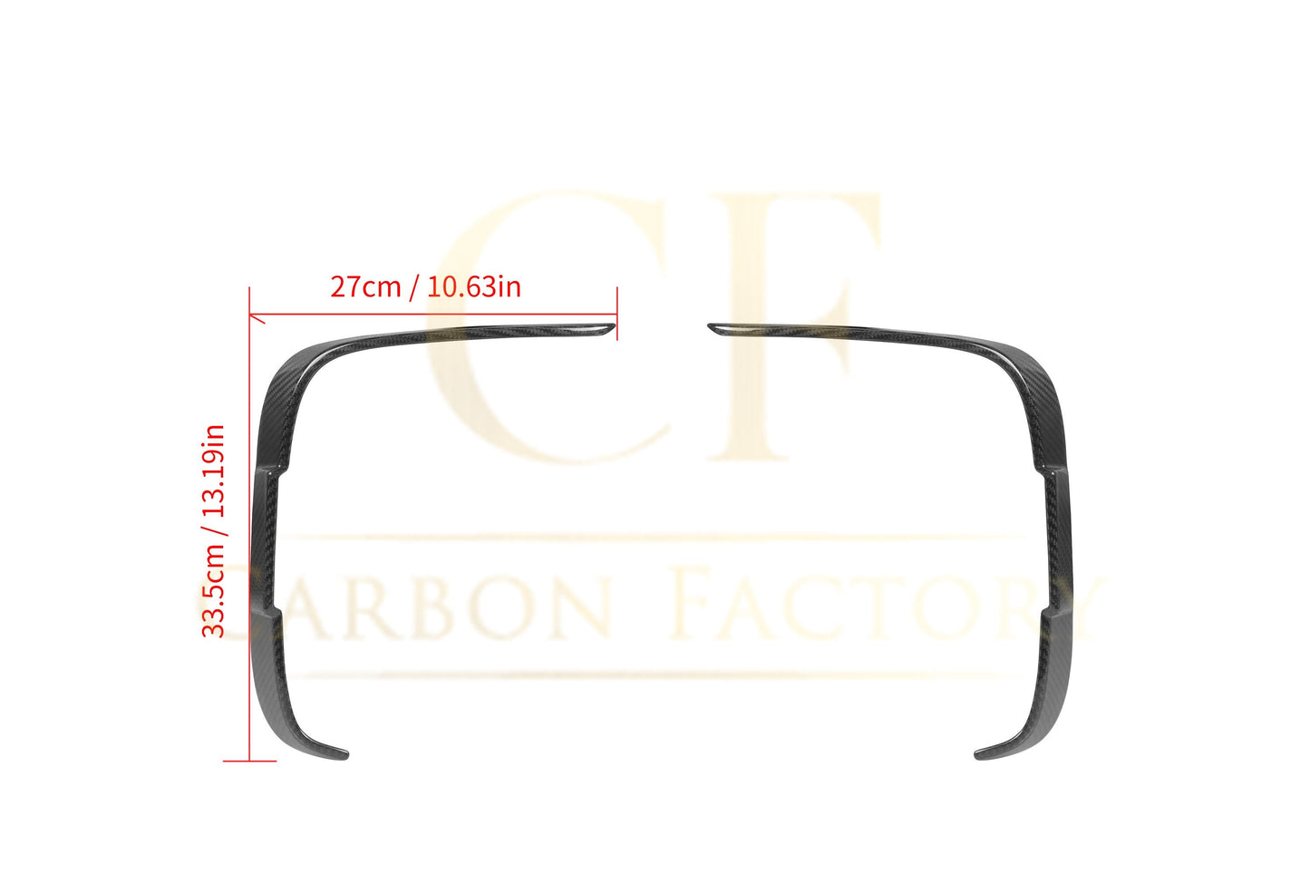 DS Style Pre-Preg Carbon Fibre Rear Bumper Canards for BMW F87 M2 13-21 - Carbon Factory