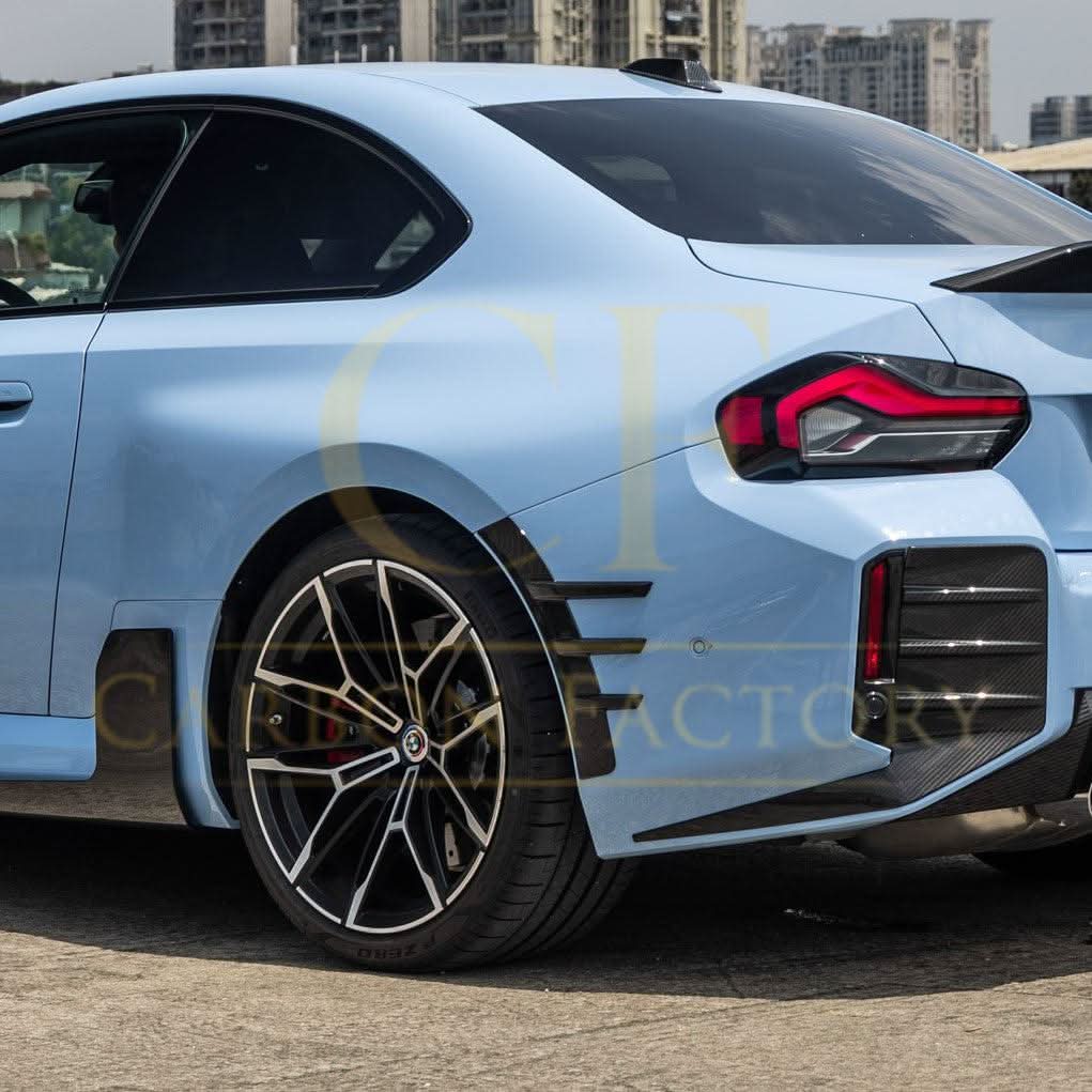 MP Style Pre-Preg Carbon Fibre Rear Arch Trims for BMW G87 M2 23-Present - Carbon Factory