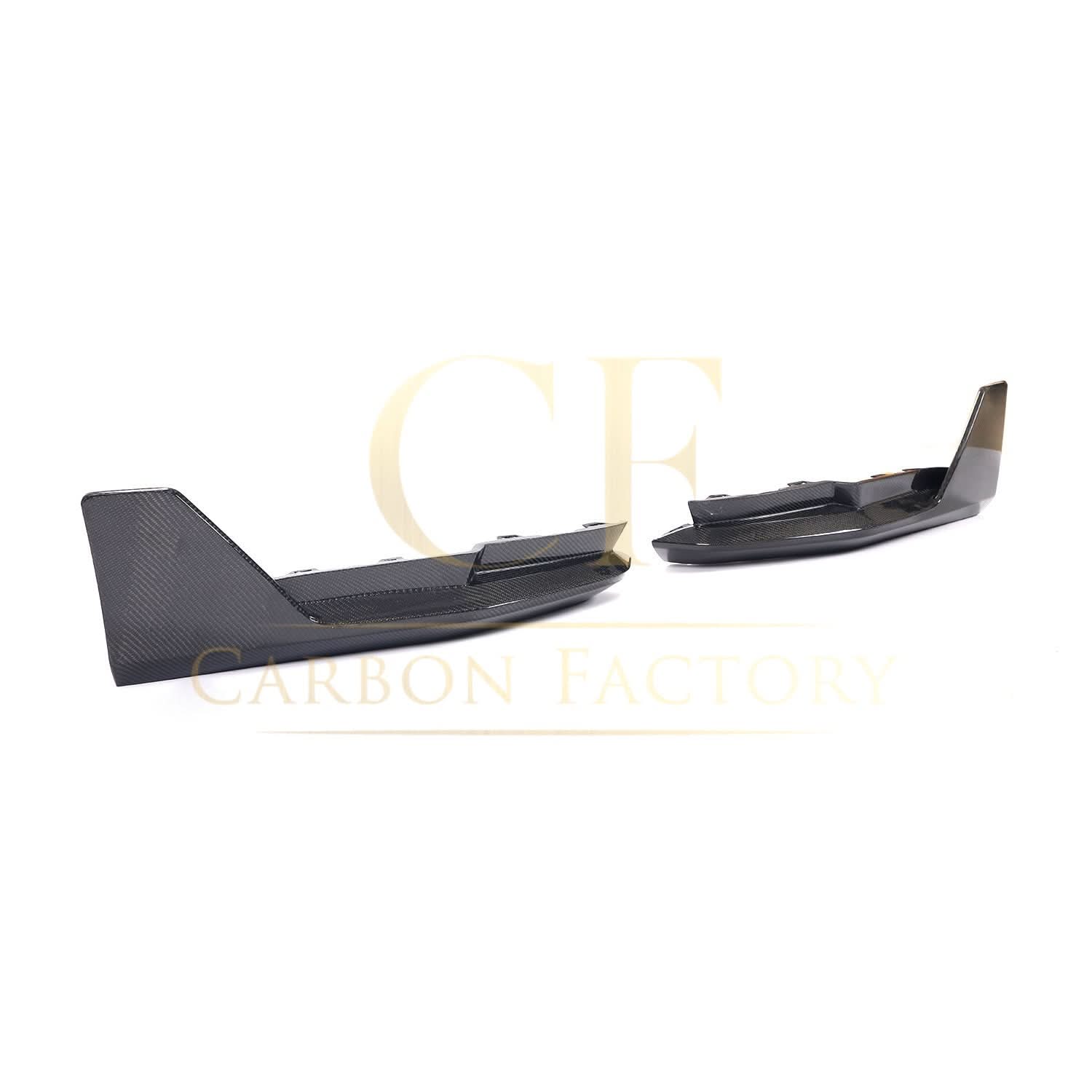 MP Style Pre-Preg Carbon Fibre Rear Bumper Spats for BMW G80 G81 M3 21-Present - Carbon Factory