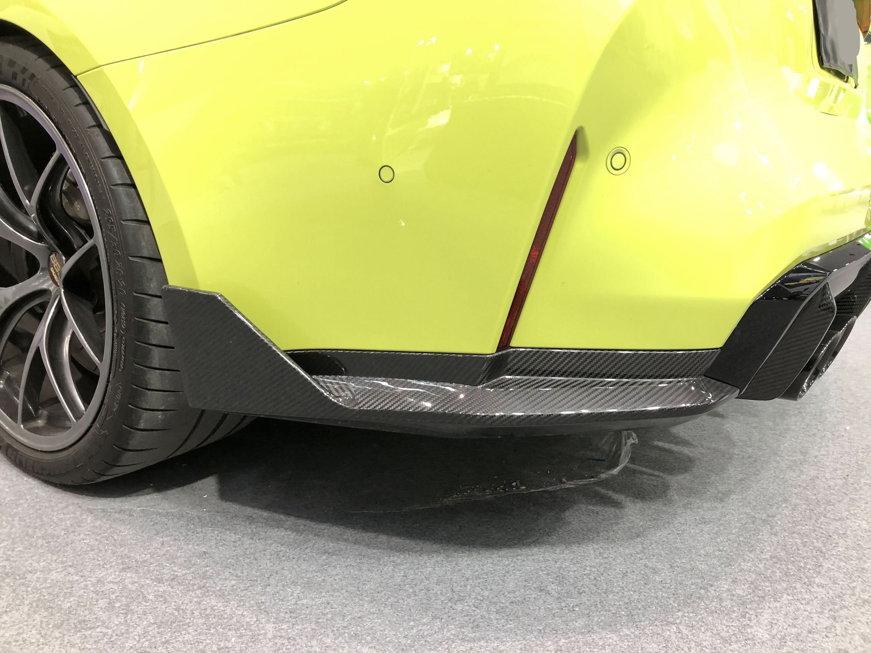 MP Style Pre-Preg Carbon Fibre Rear Bumper Spats for BMW G82 G83 M4 21-Present - Carbon Factory