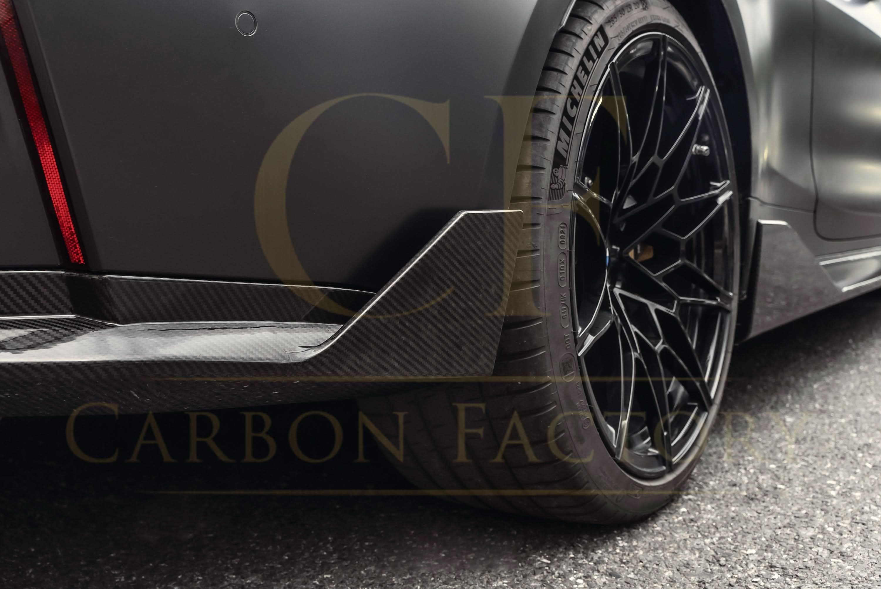 MP Style Pre-Preg Carbon Fibre Rear Bumper Spats for BMW G82 G83 M4 21-Present - Carbon Factory