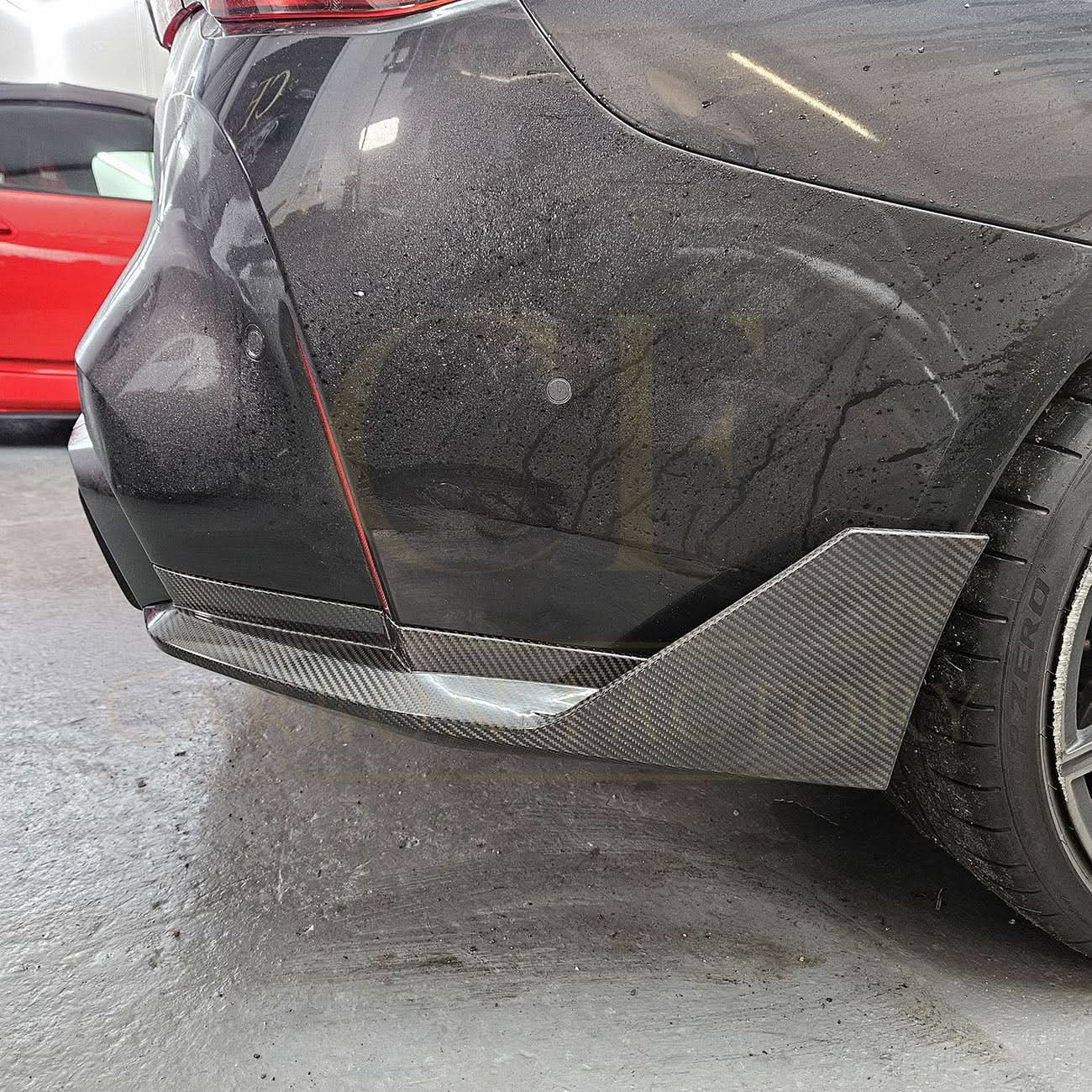 MP Style Pre-Preg Carbon Fibre Rear Bumper Spats for BMW G82 G83 M4 21-Present - Carbon Factory