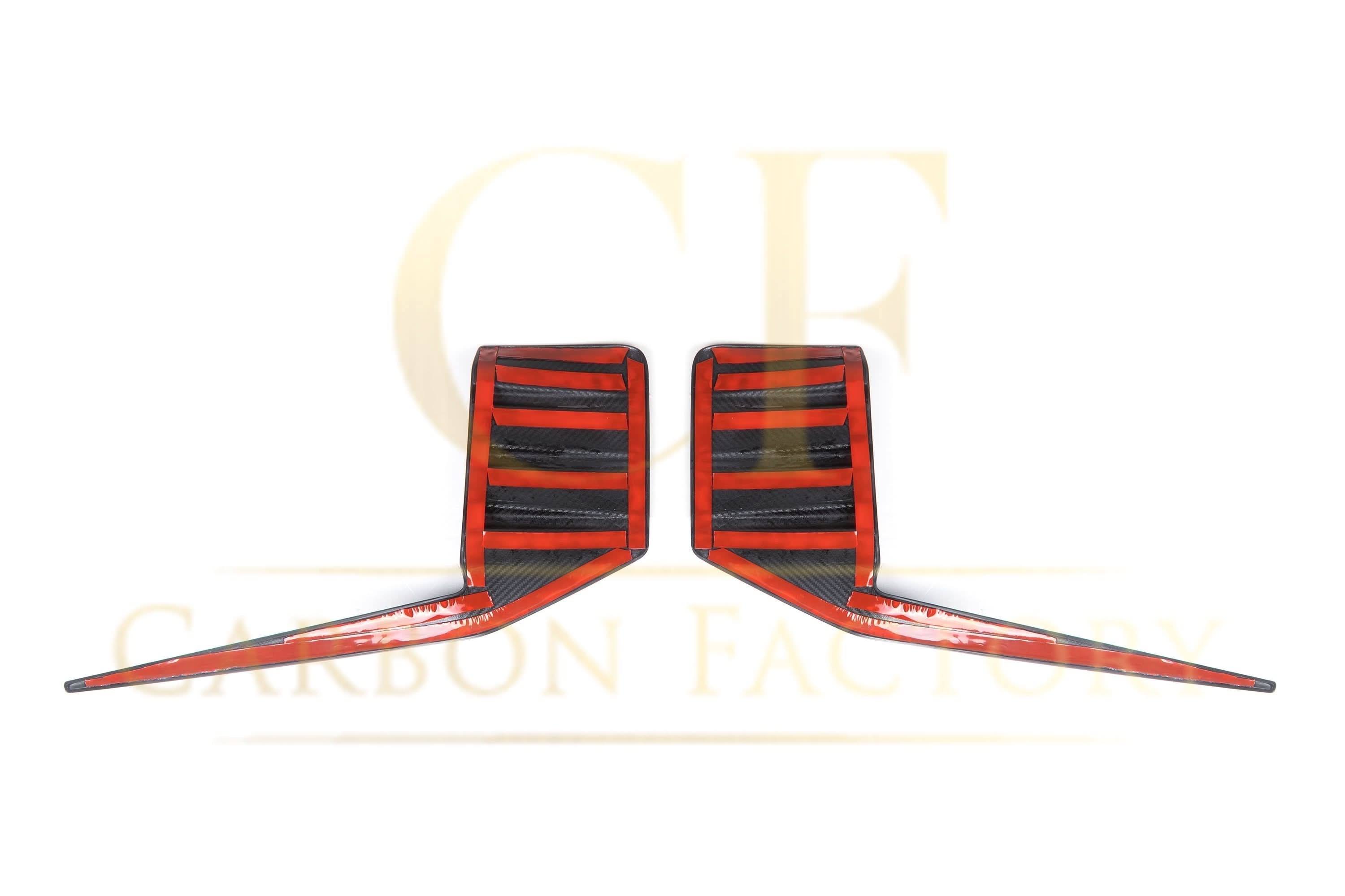 MP Style Pre-Preg Carbon Fibre Rear Bumper Trims for BMW G87 M2 23-Present - Carbon Factory