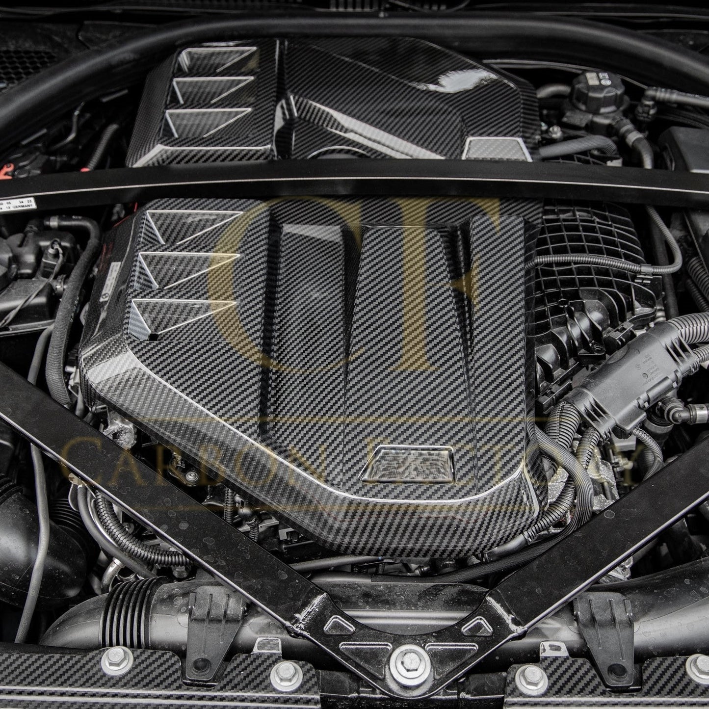 OEM Style Pre-Preg Carbon Fibre Engine Cover for BMW G87 M2 G8X M3 M4 21-Present - Carbon Factory