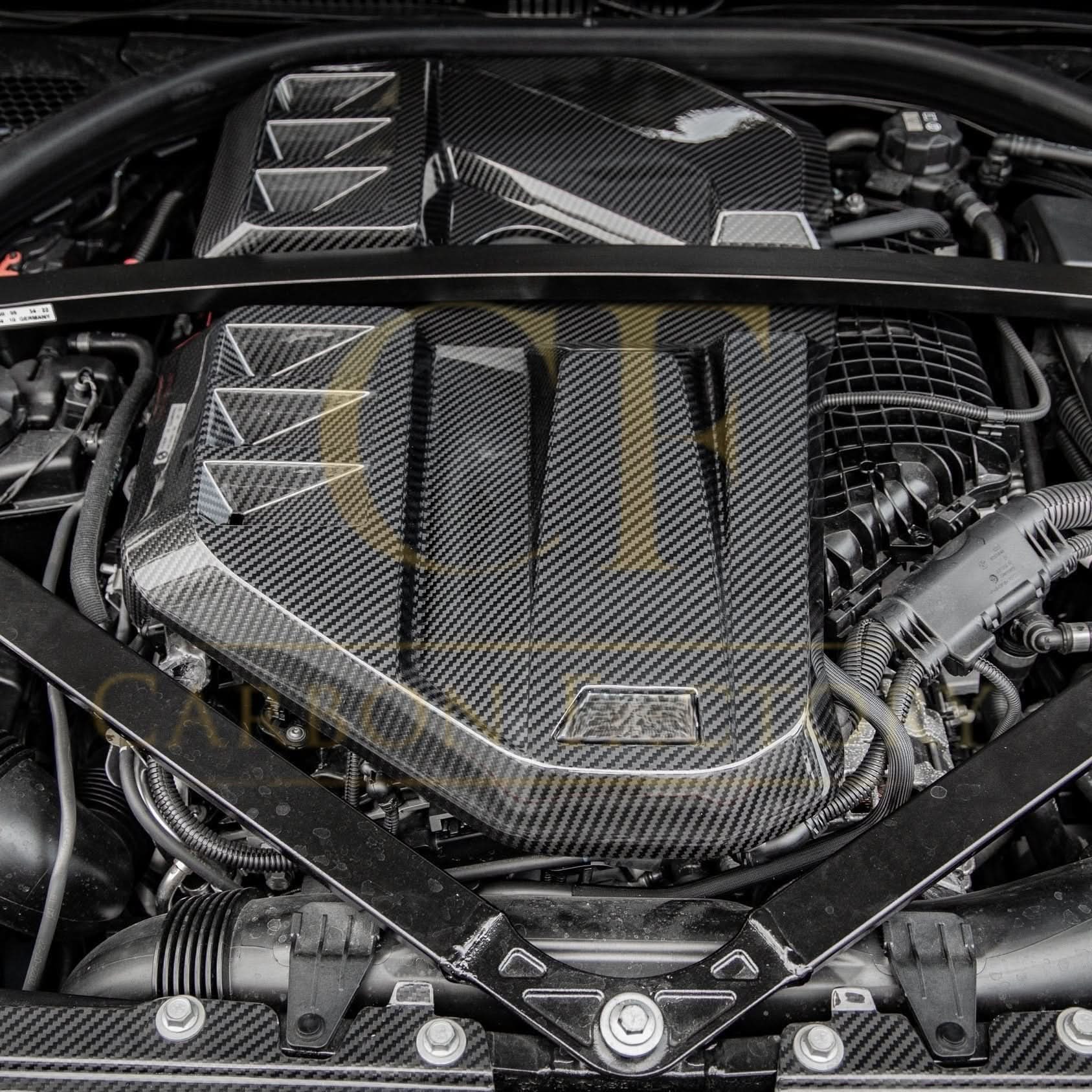 OEM Style Pre-Preg Carbon Fibre Engine Cover for BMW G87 M2 G8X M3 M4 21-Present - Carbon Factory