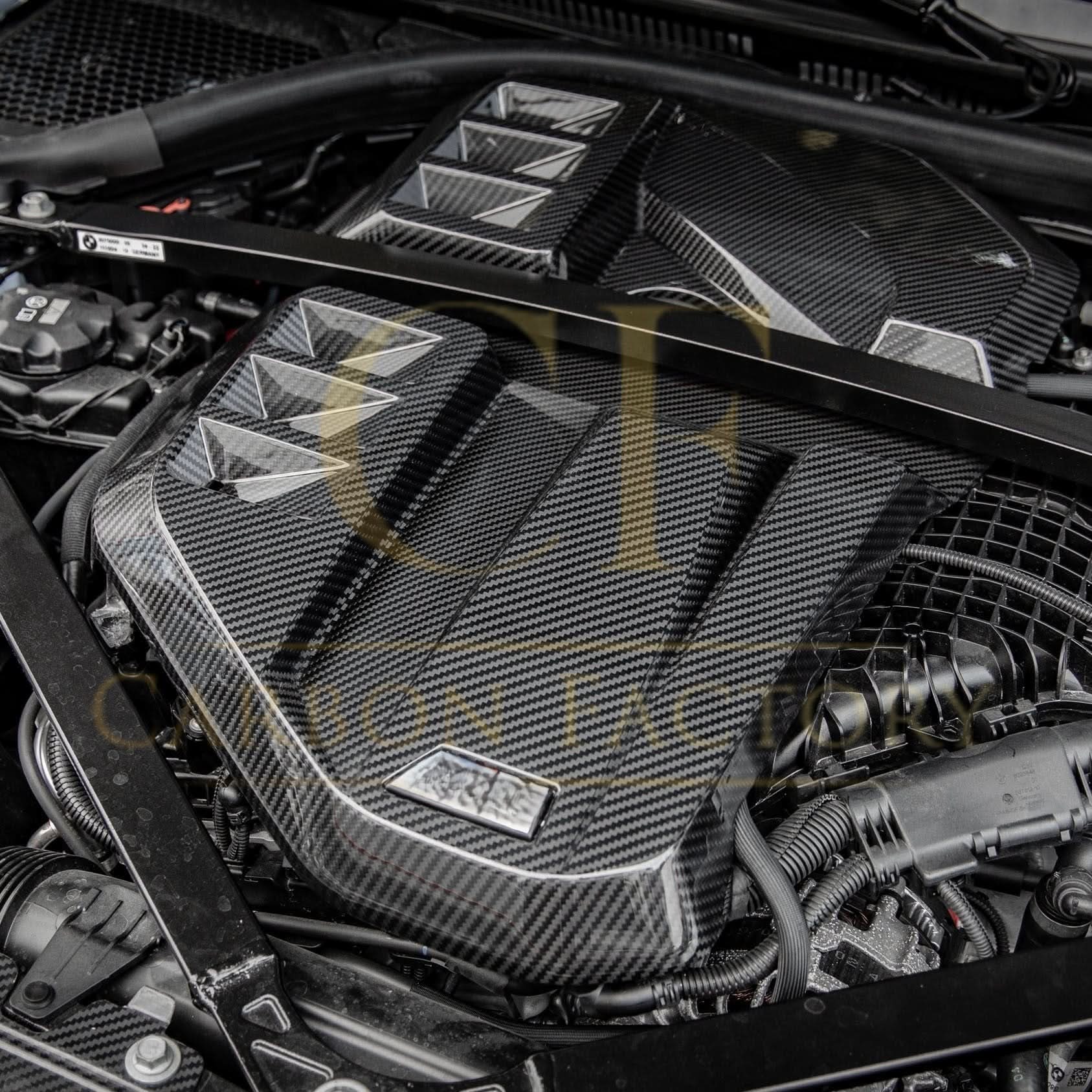 OEM Style Pre-Preg Carbon Fibre Engine Cover for BMW G87 M2 G8X M3 M4 21-Present - Carbon Factory