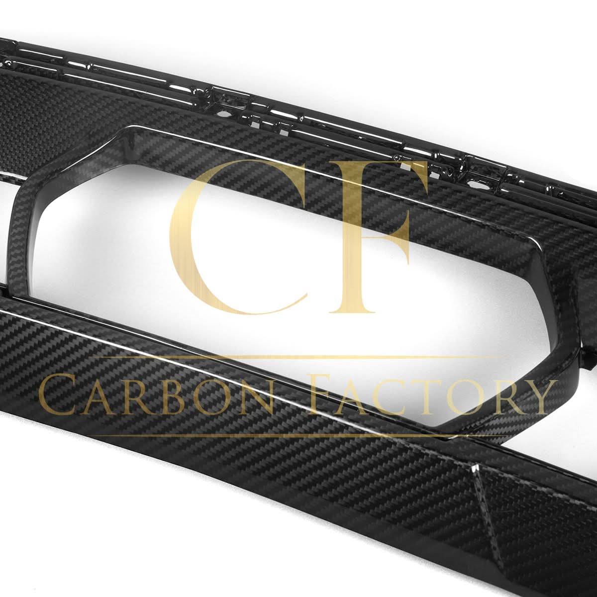 OEM Style Pre-Preg Carbon Fibre Front Centre Trims for BMW G05 X5 LCI 23-25 - Carbon Factory