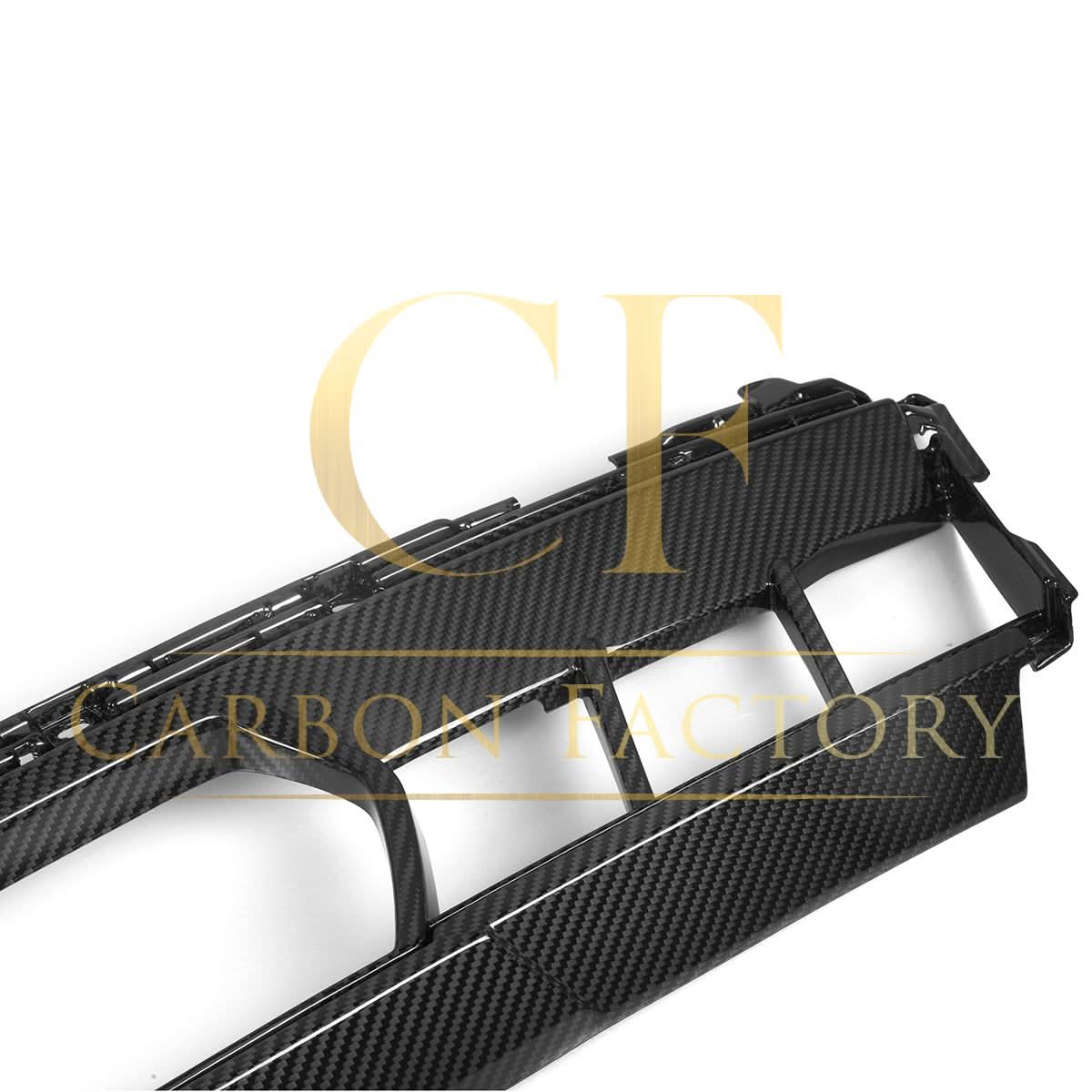 OEM Style Pre-Preg Carbon Fibre Front Centre Trims for BMW G05 X5 LCI 23-25 - Carbon Factory
