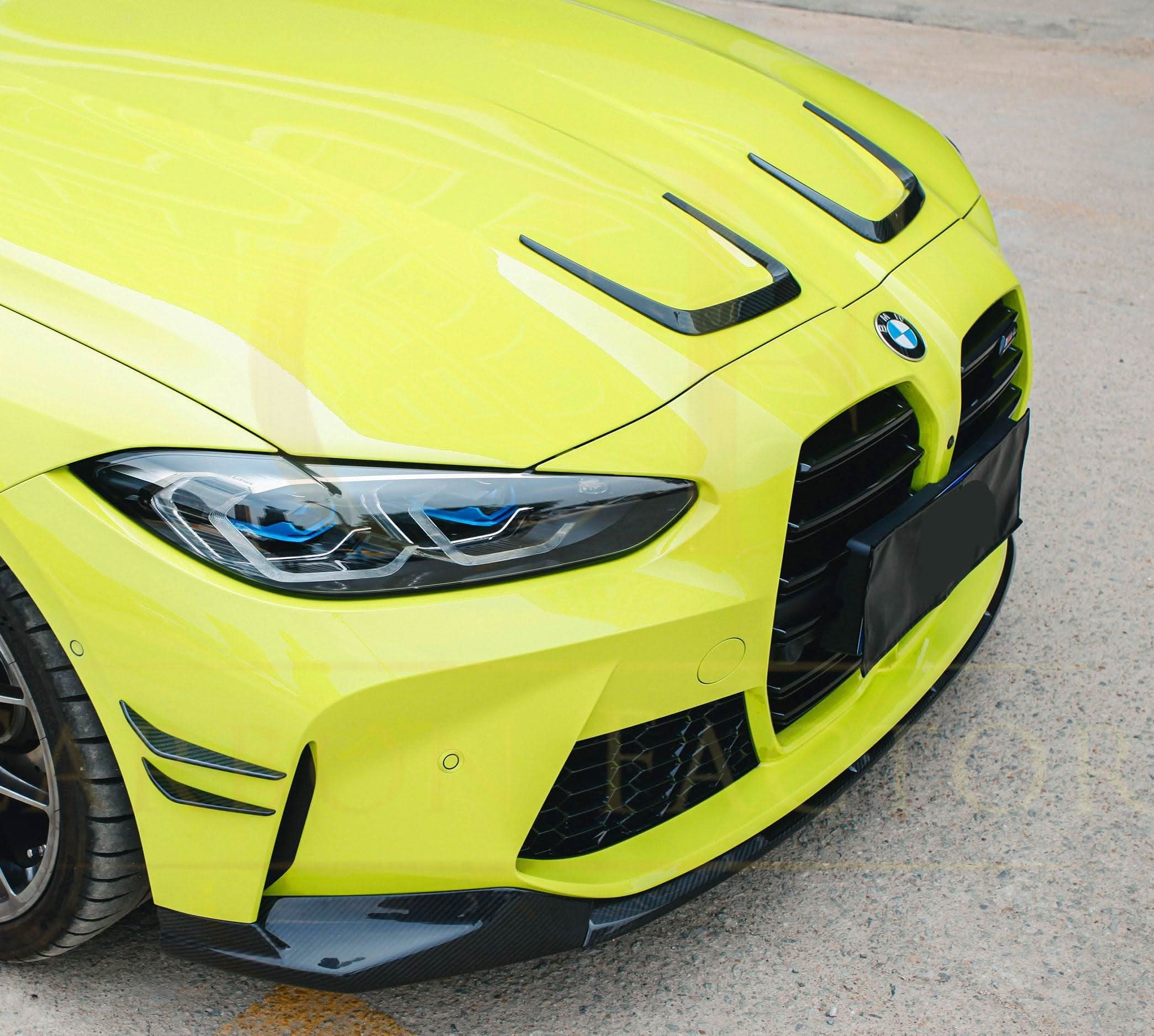 Pre-Preg Carbon Fibre Bonnet Hood Trims for BMW G80 M3 G82 G83 M4 21-Present - Carbon Factory