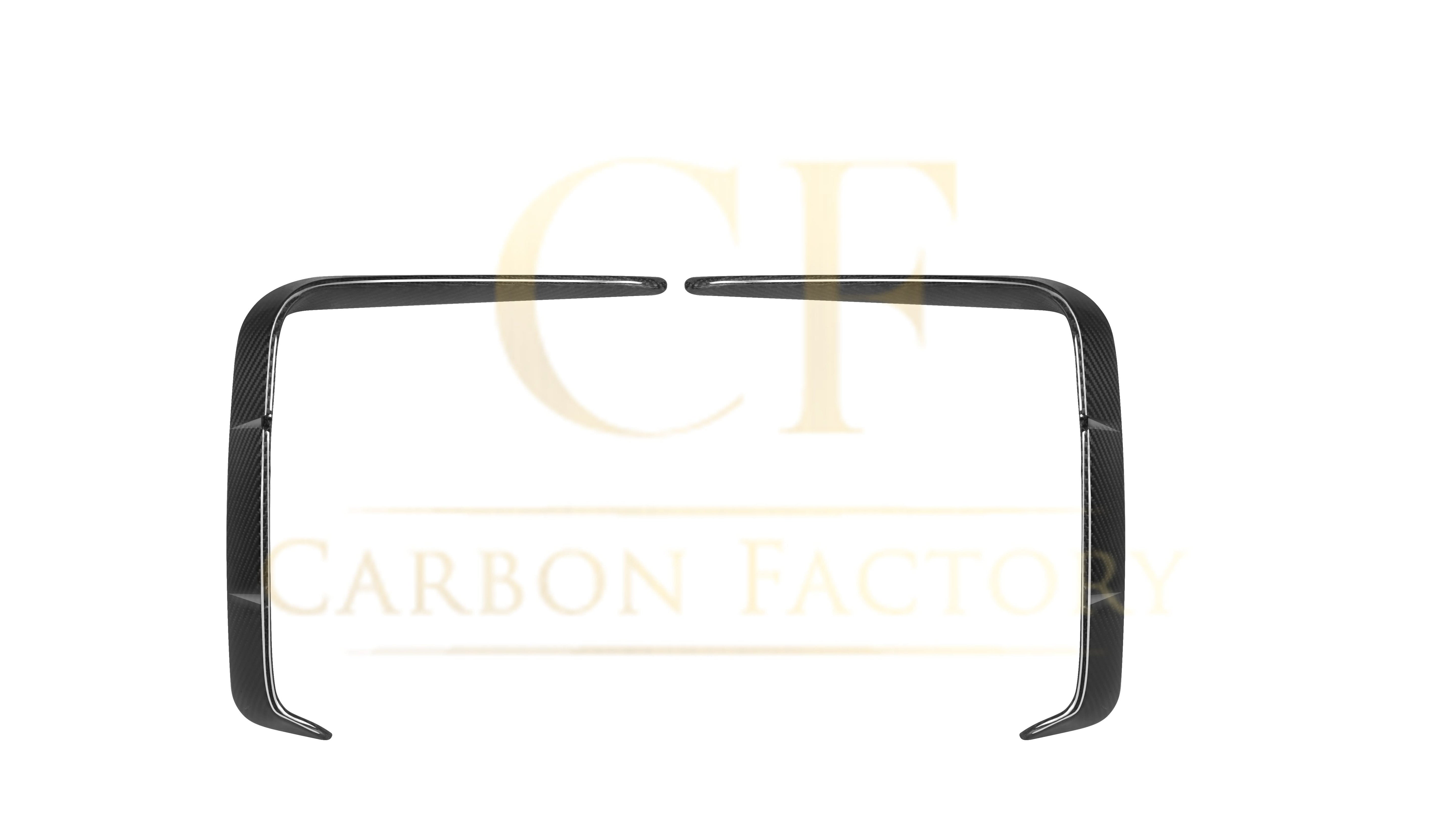 Pre-Preg Carbon Fibre Front Bumper Trims for BMW 4 Series G22 G23 20-Present - Carbon Factory
