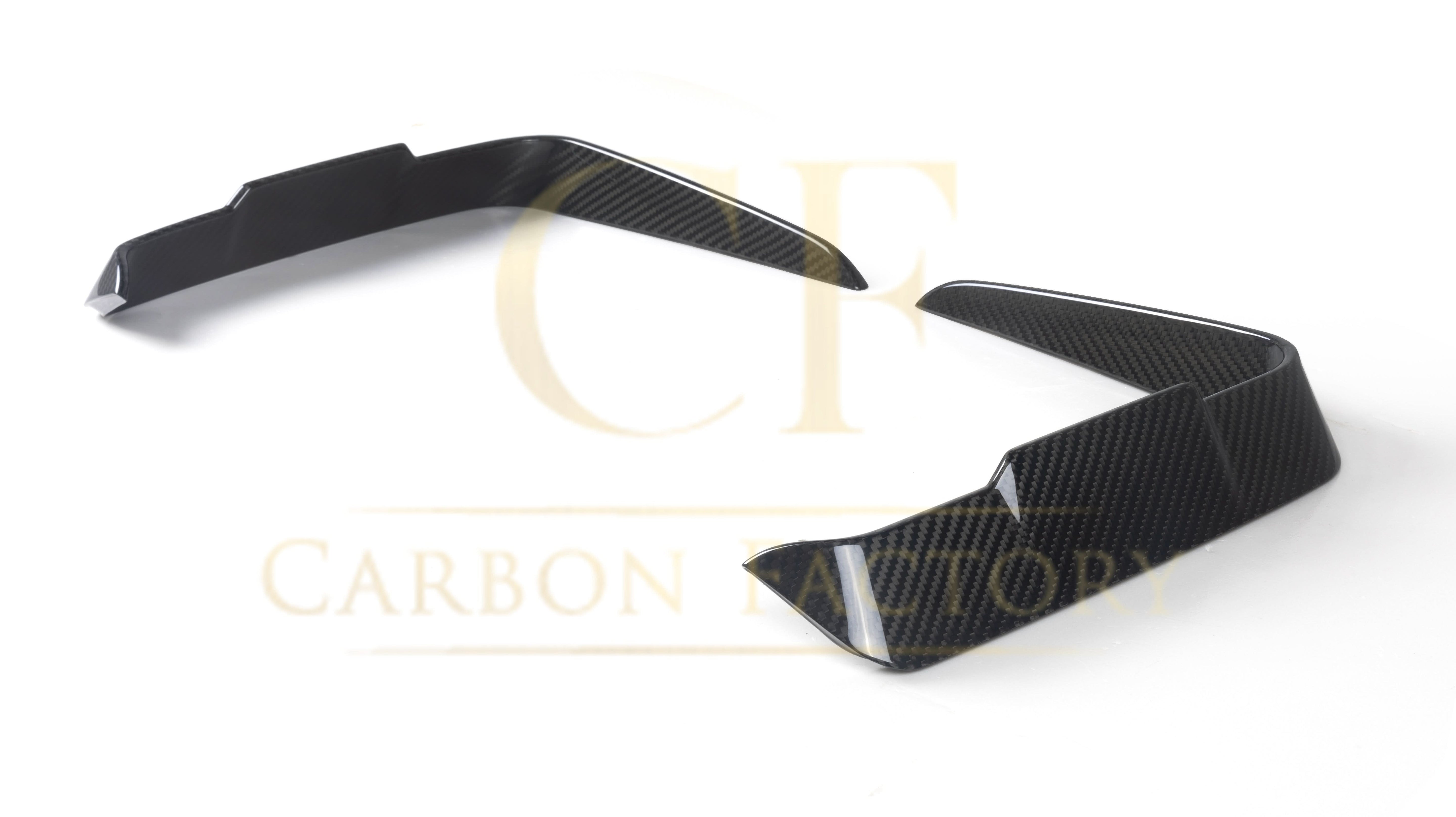 Pre-Preg Carbon Fibre Front Bumper Trims for BMW 4 Series G22 G23 20-Present - Carbon Factory