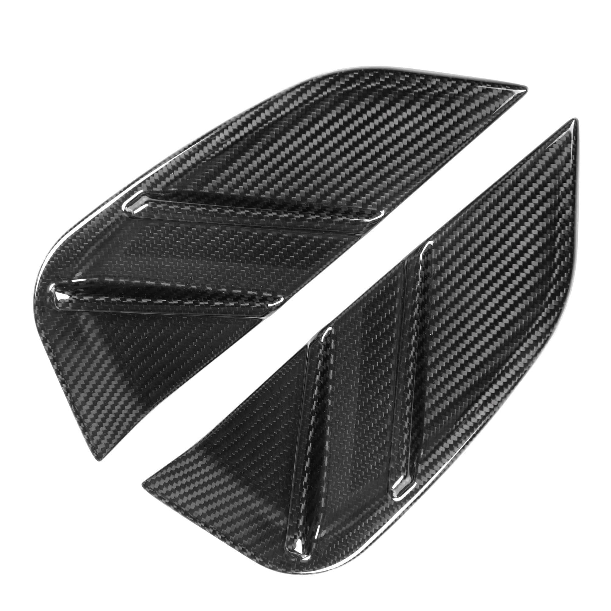 Pre-Preg Carbon Fibre Replacement Side Fender Trim for BMW G80 M3 21-Present - Carbon Factory
