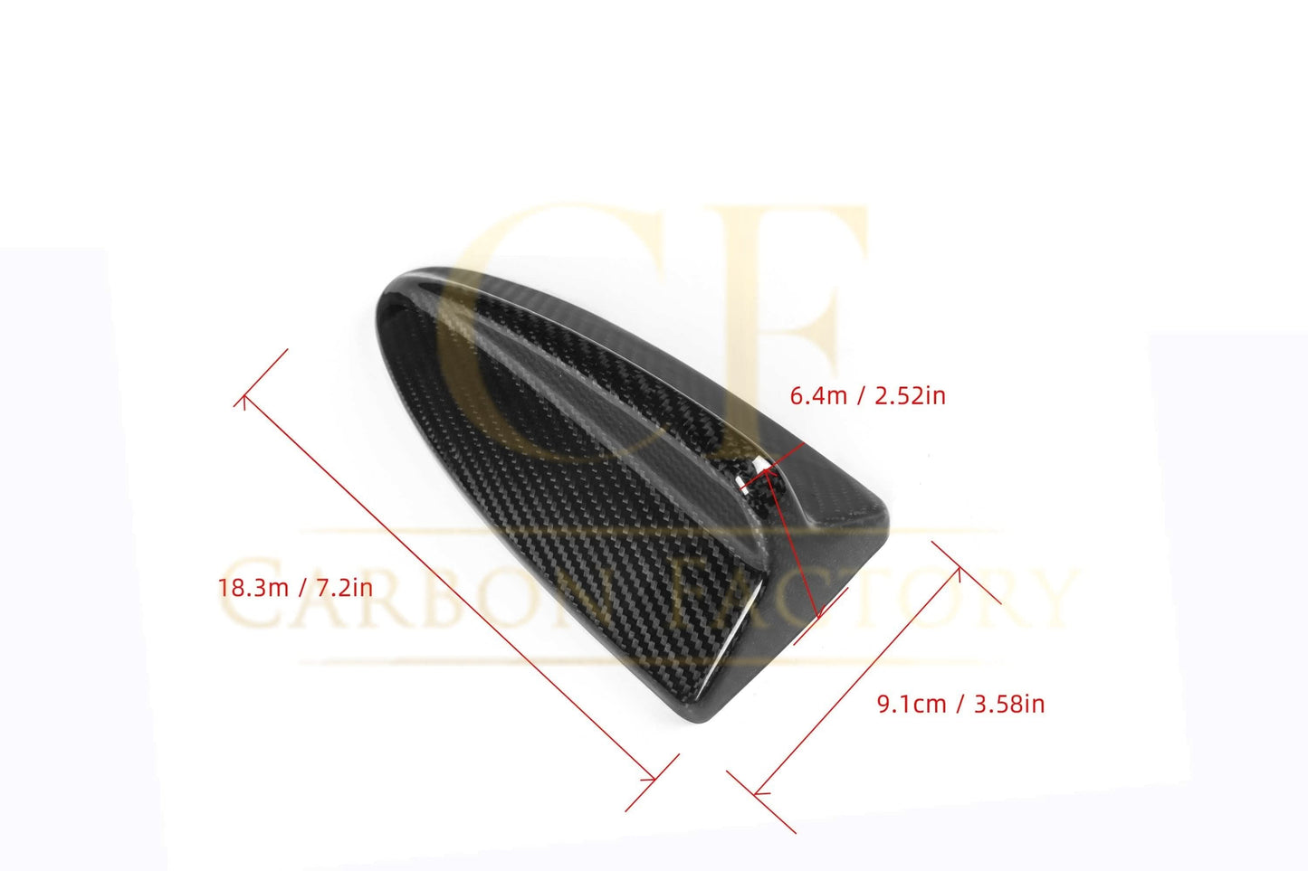 Pre-Preg Carbon Fibre Shark Fin Antenna Cover for BMW E90 E92 E93 3 Series 07-13 - Carbon Factory