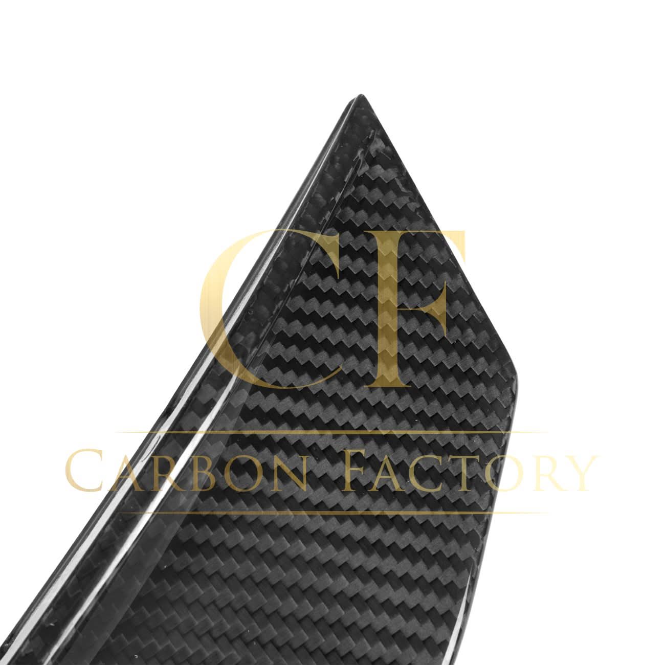 SQ Style Pre-Preg Carbon Fibre Front Bumper Canards for BMW F87 M2 13-17 - Carbon Factory