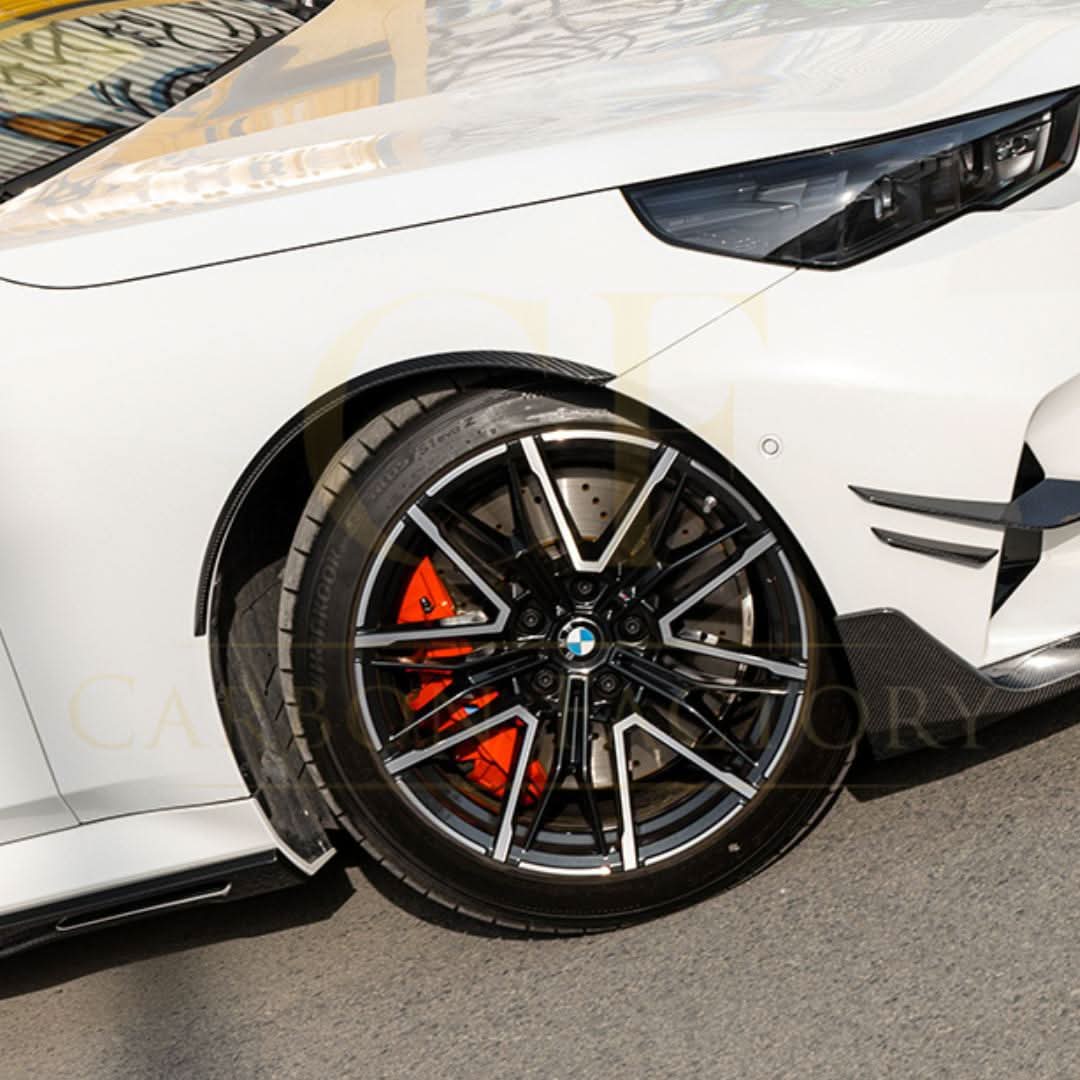 SQ Style Pre-Preg Carbon Fibre Front Wheel Arch Trims for BMW G90 G99 M5 2025-Present - Carbon Factory