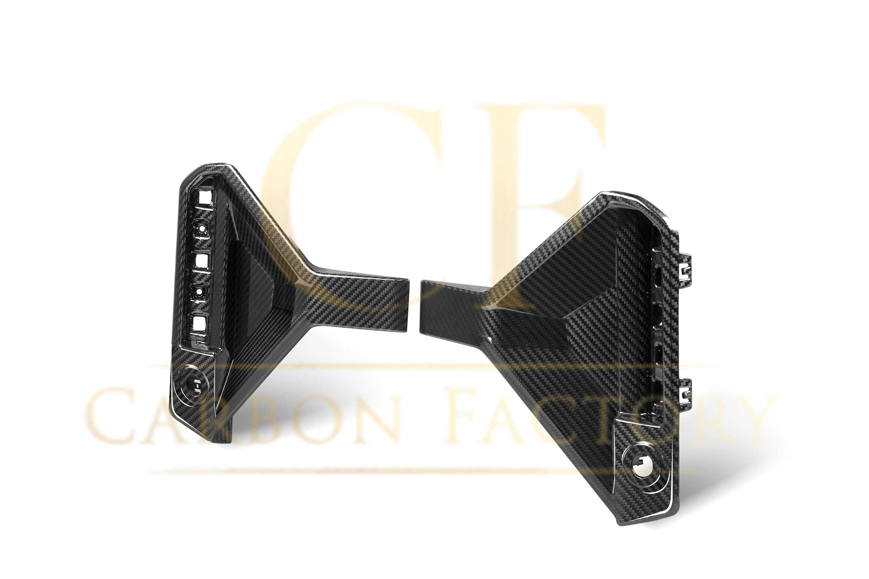 SQ Style Pre-Preg Carbon Fibre Rear Bumper Trims for BMW G87 M2 23-Present - Carbon Factory