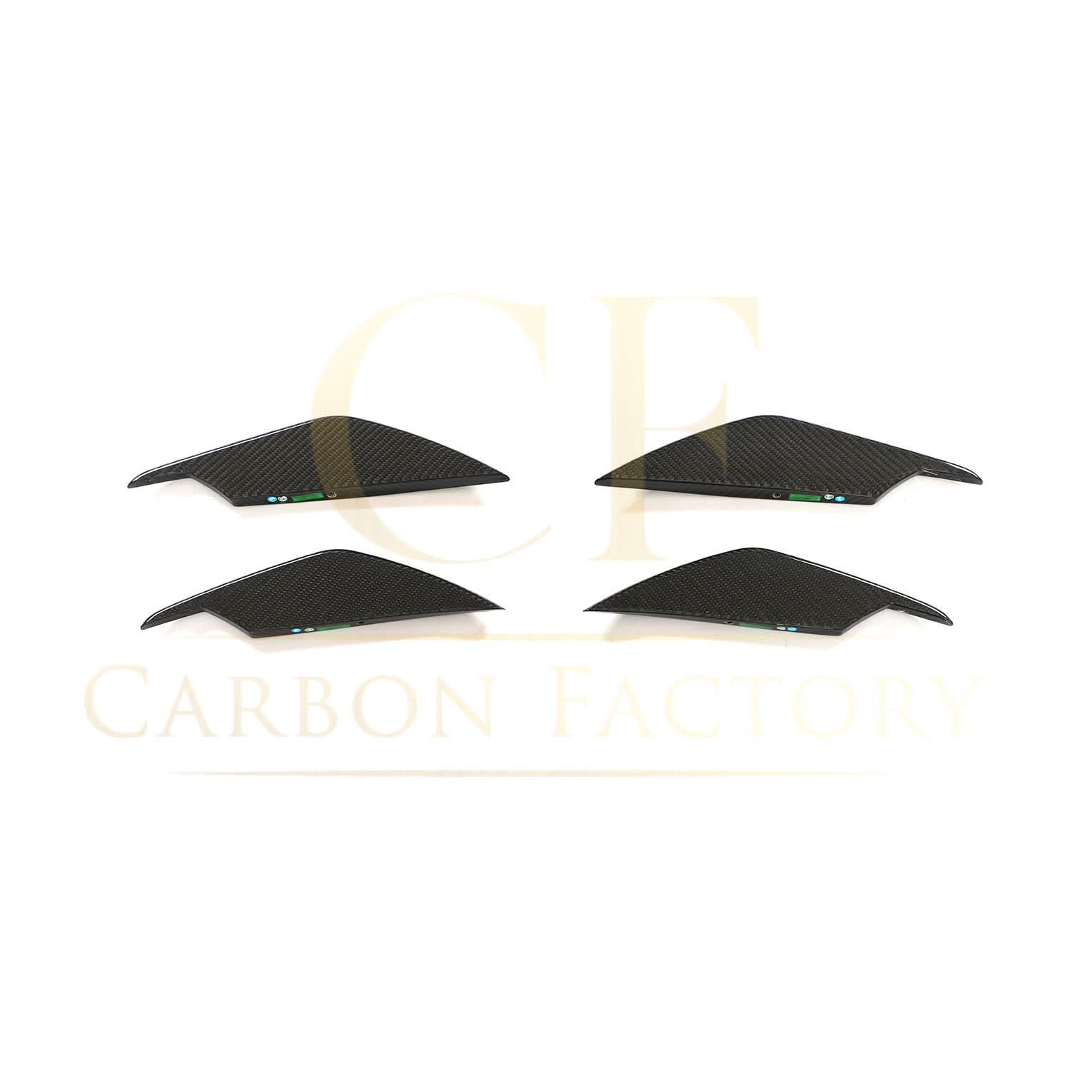 V Style Pre-Preg Carbon Fibre Front Canards for BMW G80 M3 G82 G83 M4 21-Present - Carbon Factory