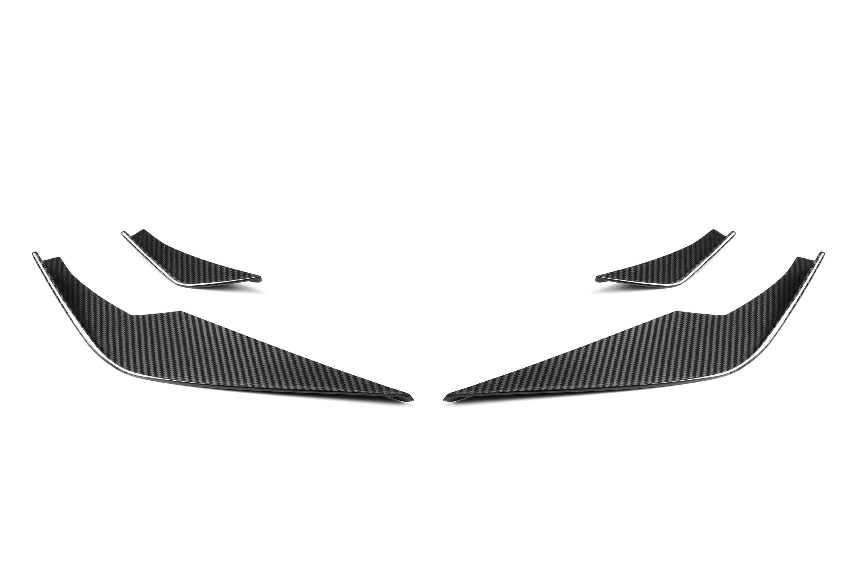VS Style Pre-Preg Carbon Fibre Front Canards for BMW G80 M3 G82 G83 M4 21-Present - Carbon Factory
