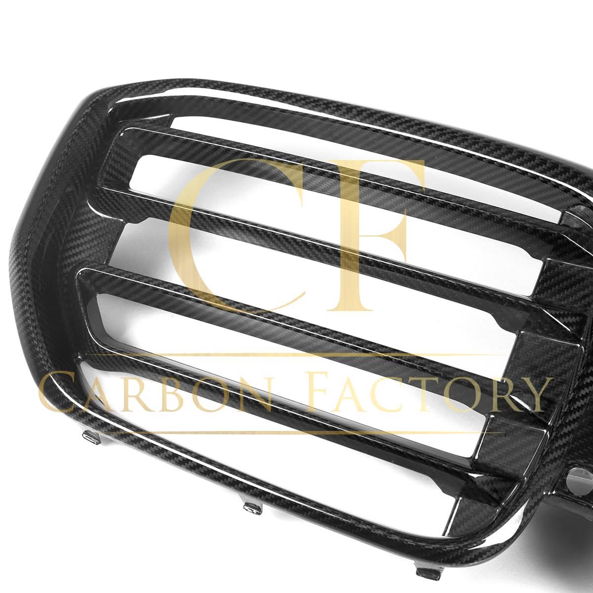 CF Style Pre-preg Carbon Fibre Front Grille for BMW G05 X5 LCI 23-25 - Carbon Factory
