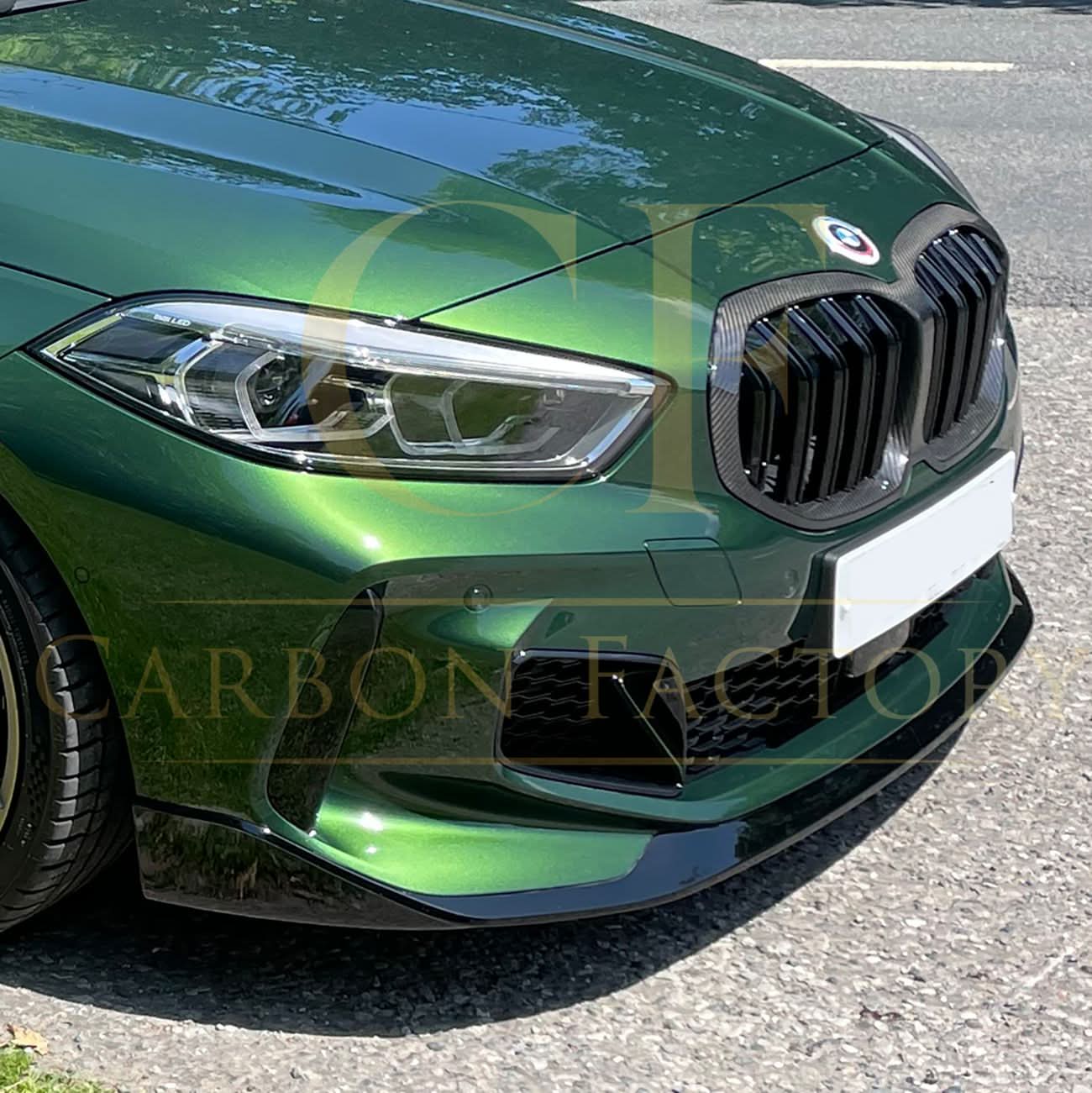 Double Slat Pre-Preg Carbon Fibre Front Grille for BMW F40 1 Series 19-24 - Carbon Factory