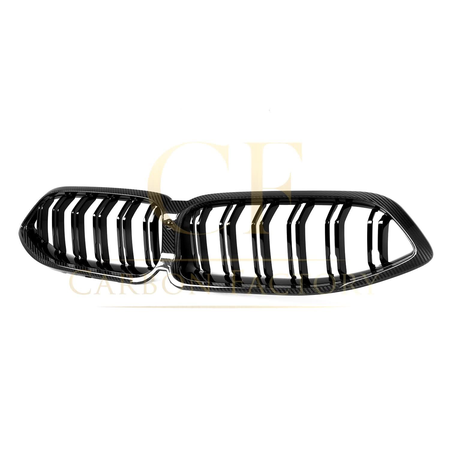 Double Slat Pre-preg Carbon Fibre Front Grille for BMW G14 G15 G16 8 Series LCI 23-24 - Carbon Factory