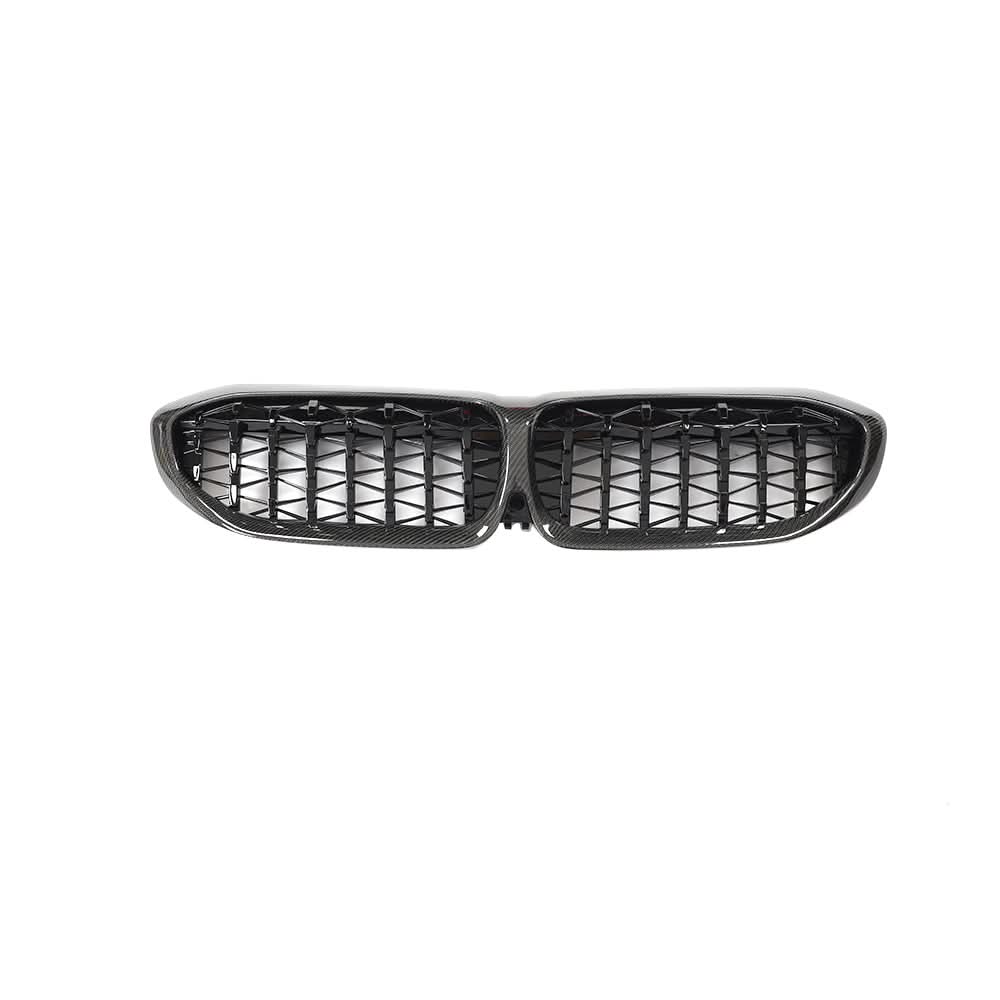Meteor Style Carbon Fibre Front Grille for BMW G20 G21 3 Series 19-22 - Carbon Factory