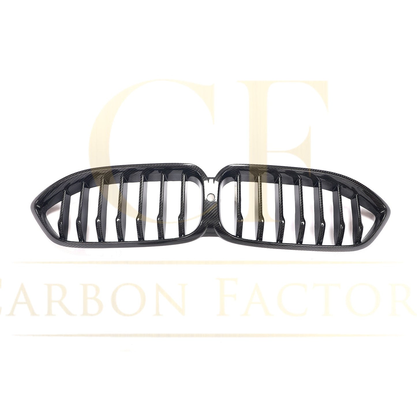 Single Slat Pre-preg Carbon Fibre Front Grille for BMW G14 G15 G16 8 Series 18-22 - Carbon Factory