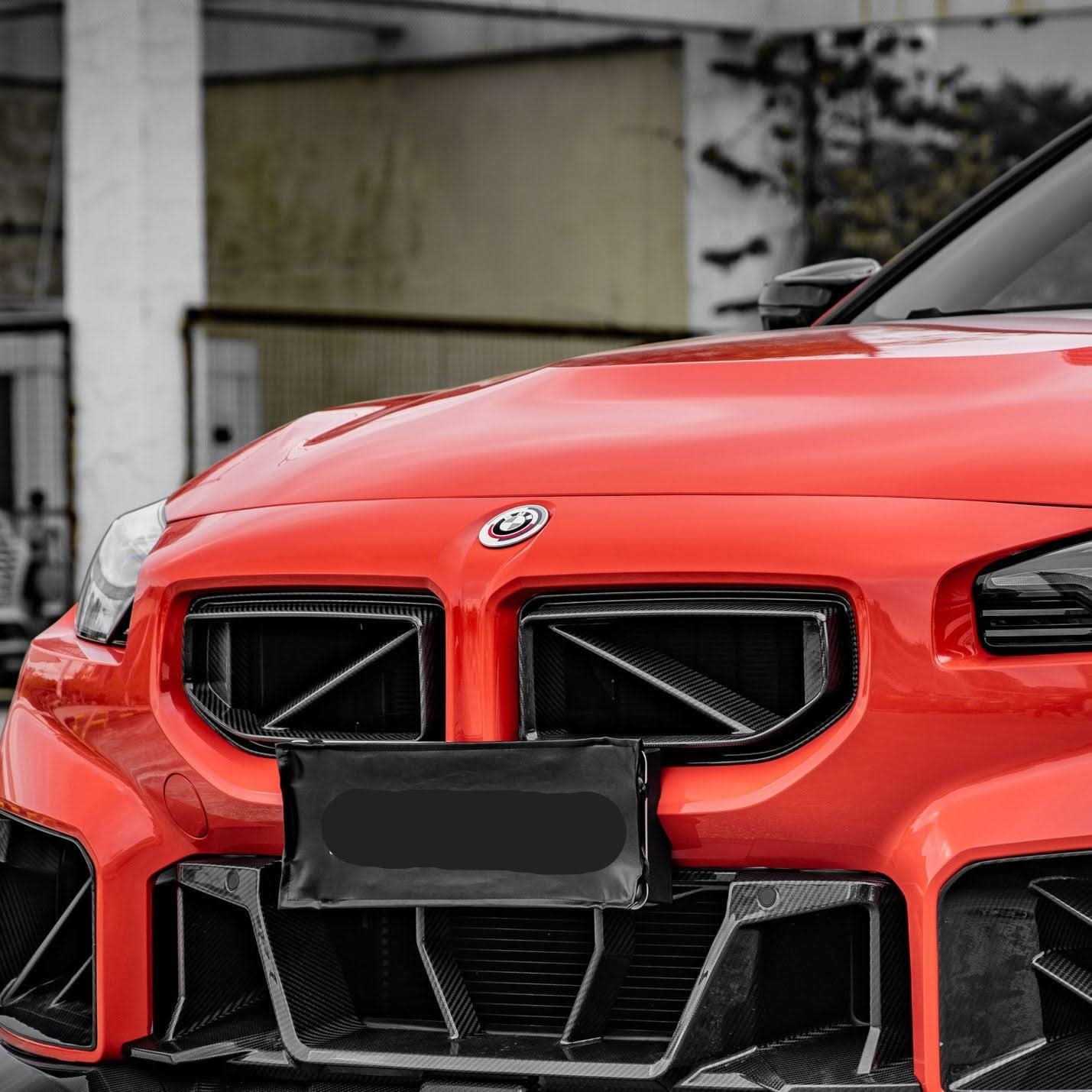 SQ Style Pre-Preg Carbon Fibre Front Grille for BMW G87 M2 23-Present - Carbon Factory
