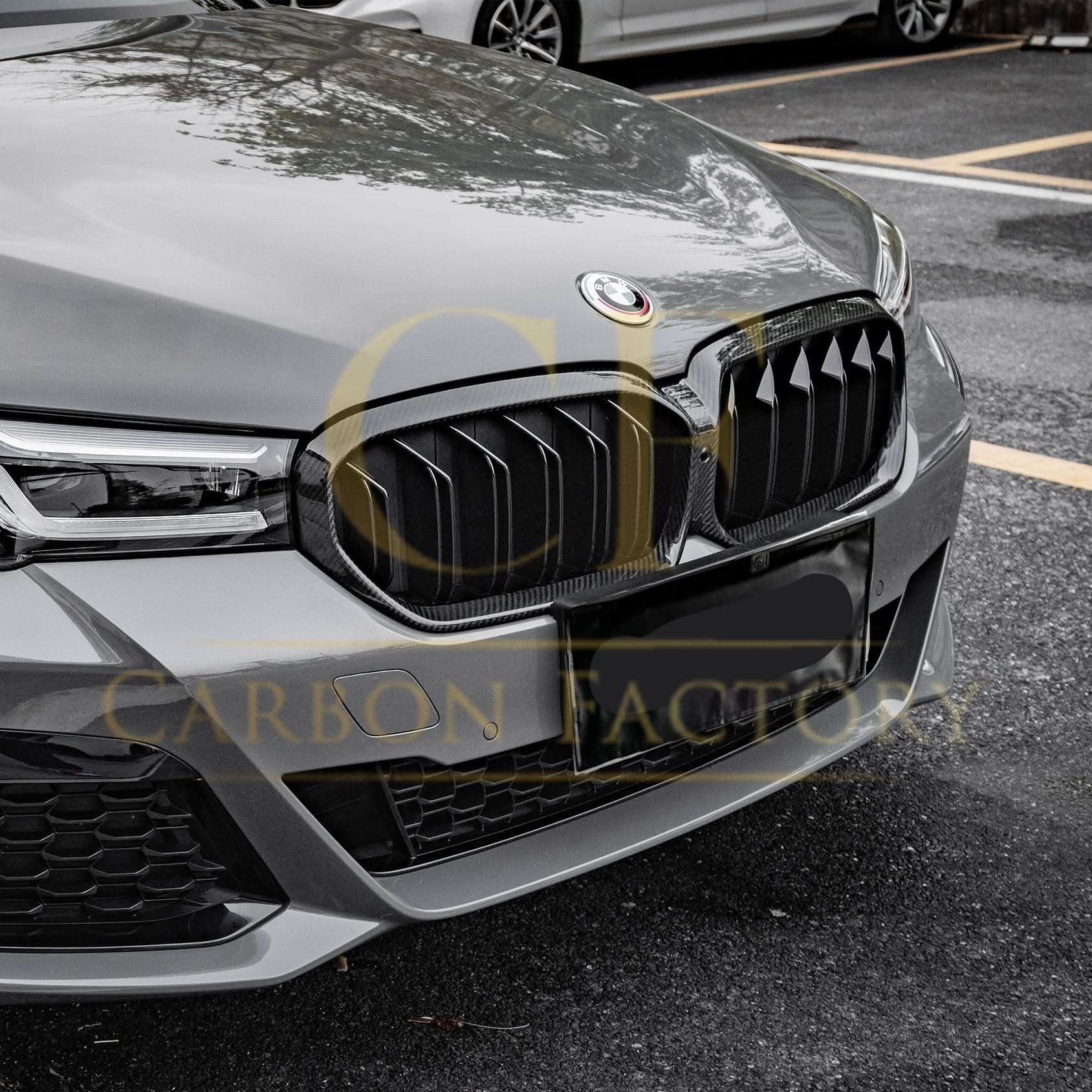 Pre-Preg Carbon Fibre Front Grille for BMW G30 5 Series inc F90 M5 LCI 21-23 - Carbon Factory