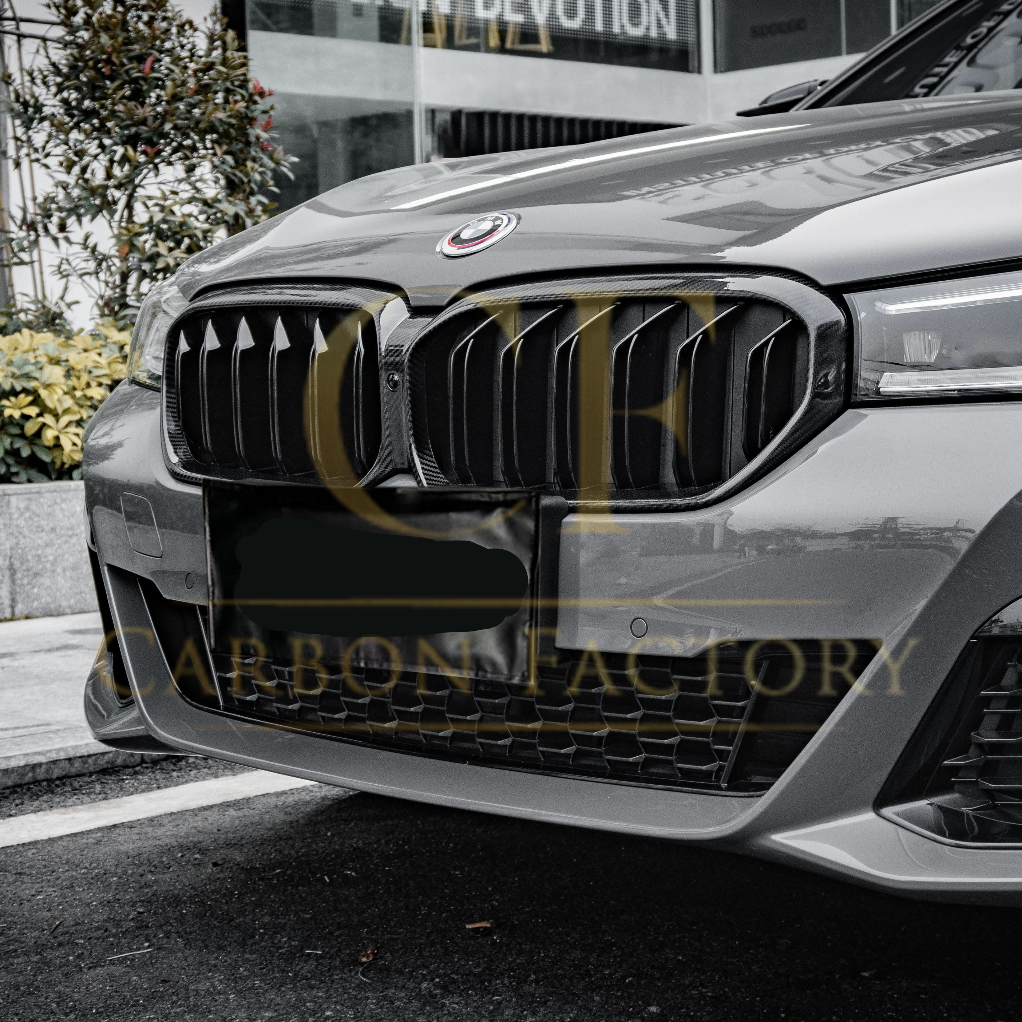 Pre-Preg Carbon Fibre Front Grille for BMW G30 5 Series inc F90 M5 LCI 21-23 - Carbon Factory