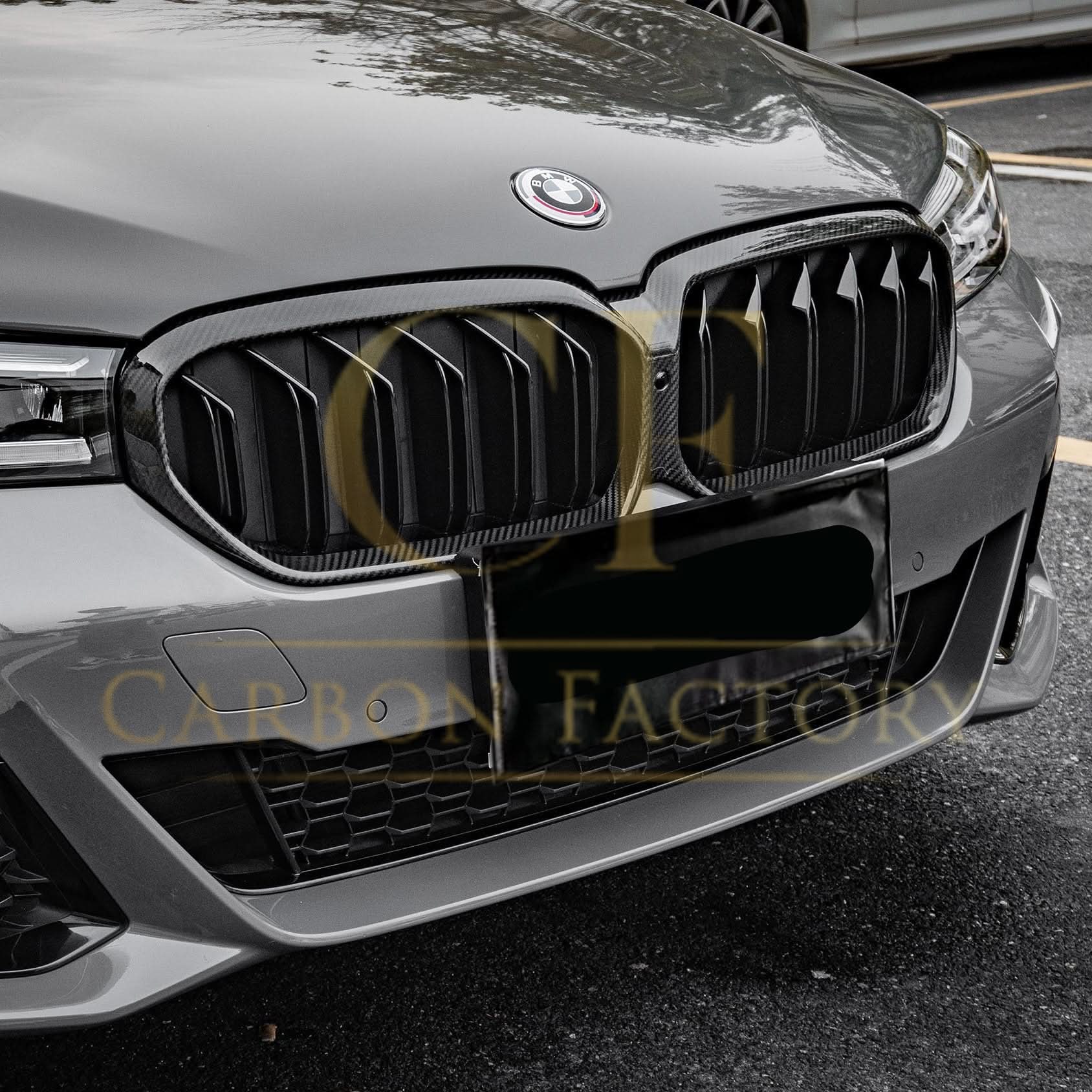 Pre-Preg Carbon Fibre Front Grille for BMW G30 5 Series inc F90 M5 LCI 21-23 - Carbon Factory