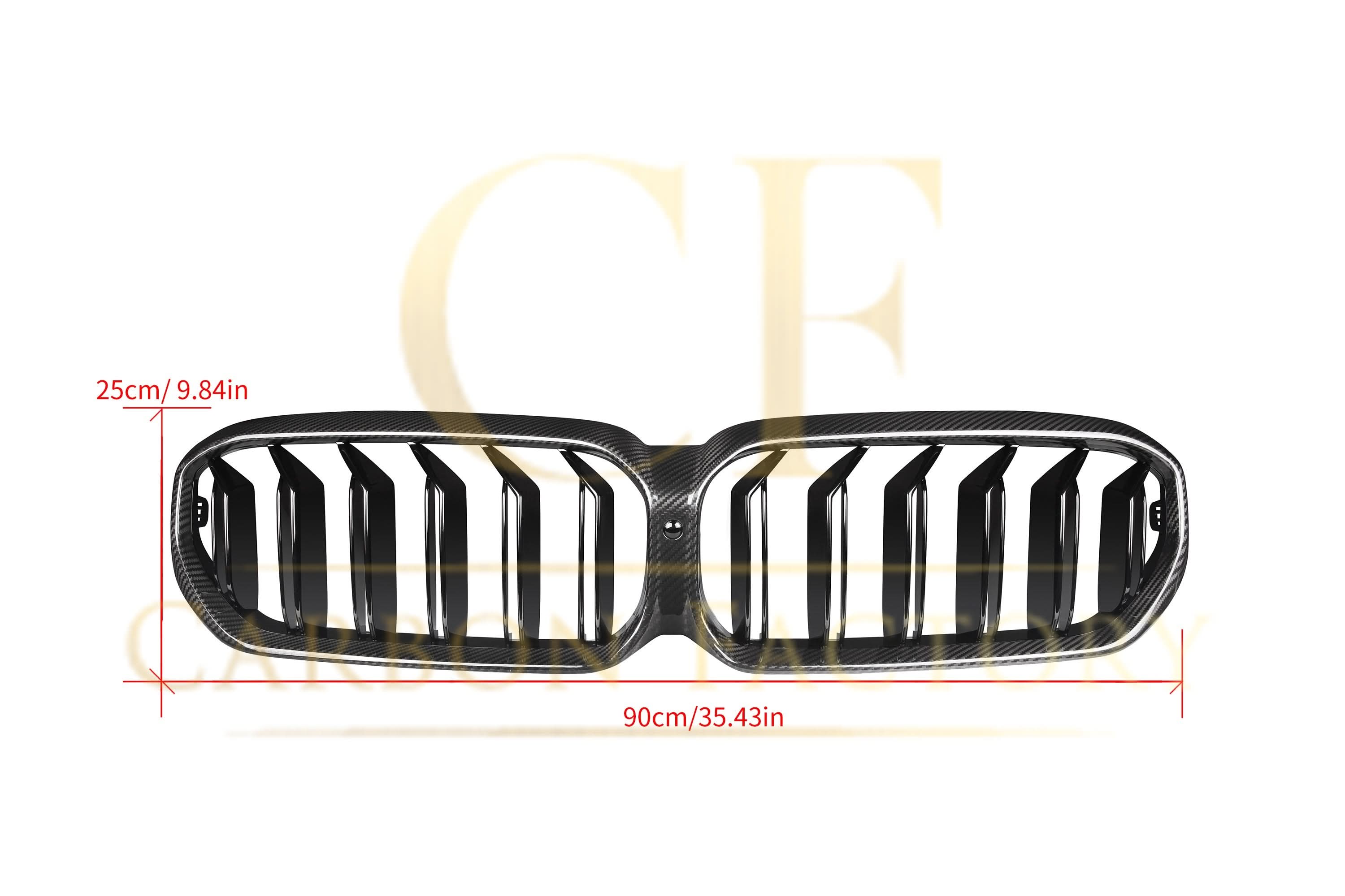 Pre-Preg Carbon Fibre Front Grille for BMW G30 5 Series inc F90 M5 LCI 21-23 - Carbon Factory