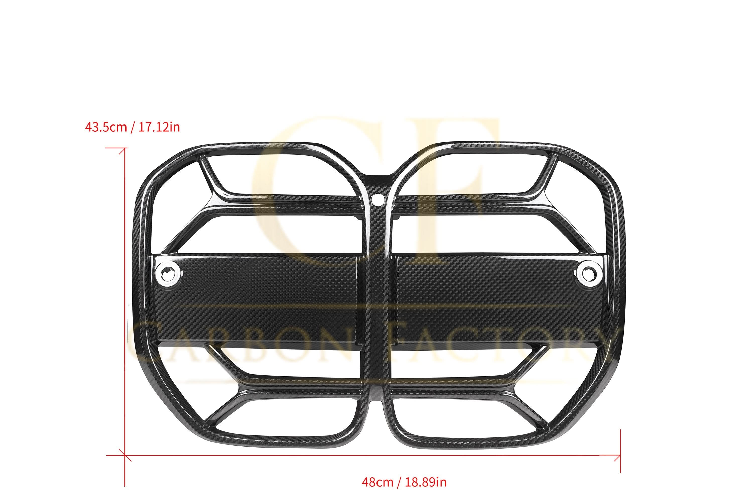 CSL Style Pre-Preg Carbon Front Grille for BMW 4 Series G26 20-Present - Carbon Factory