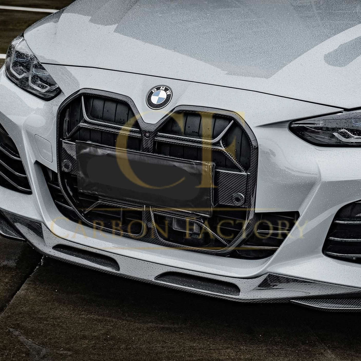 CSL Style Pre-Preg Carbon Front Grille for BMW 4 Series G26 20-Present - Carbon Factory