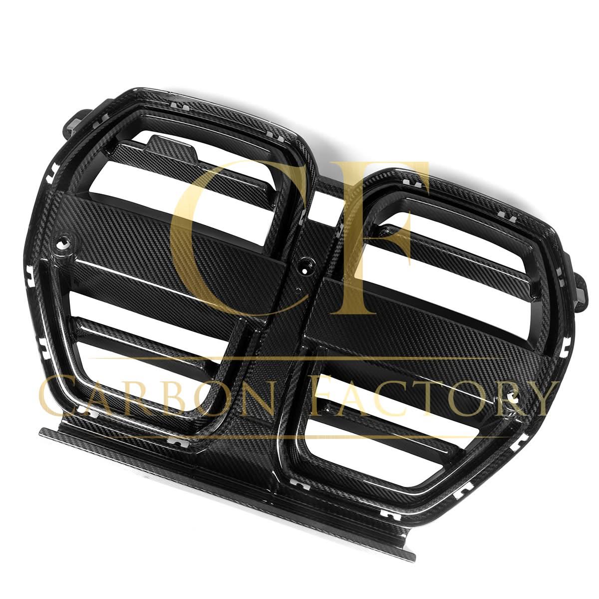 SQV Style Pre-Preg Carbon Fibre Front Grille for BMW G80 M3 G82 G83 M4 21-25 - Carbon Factory