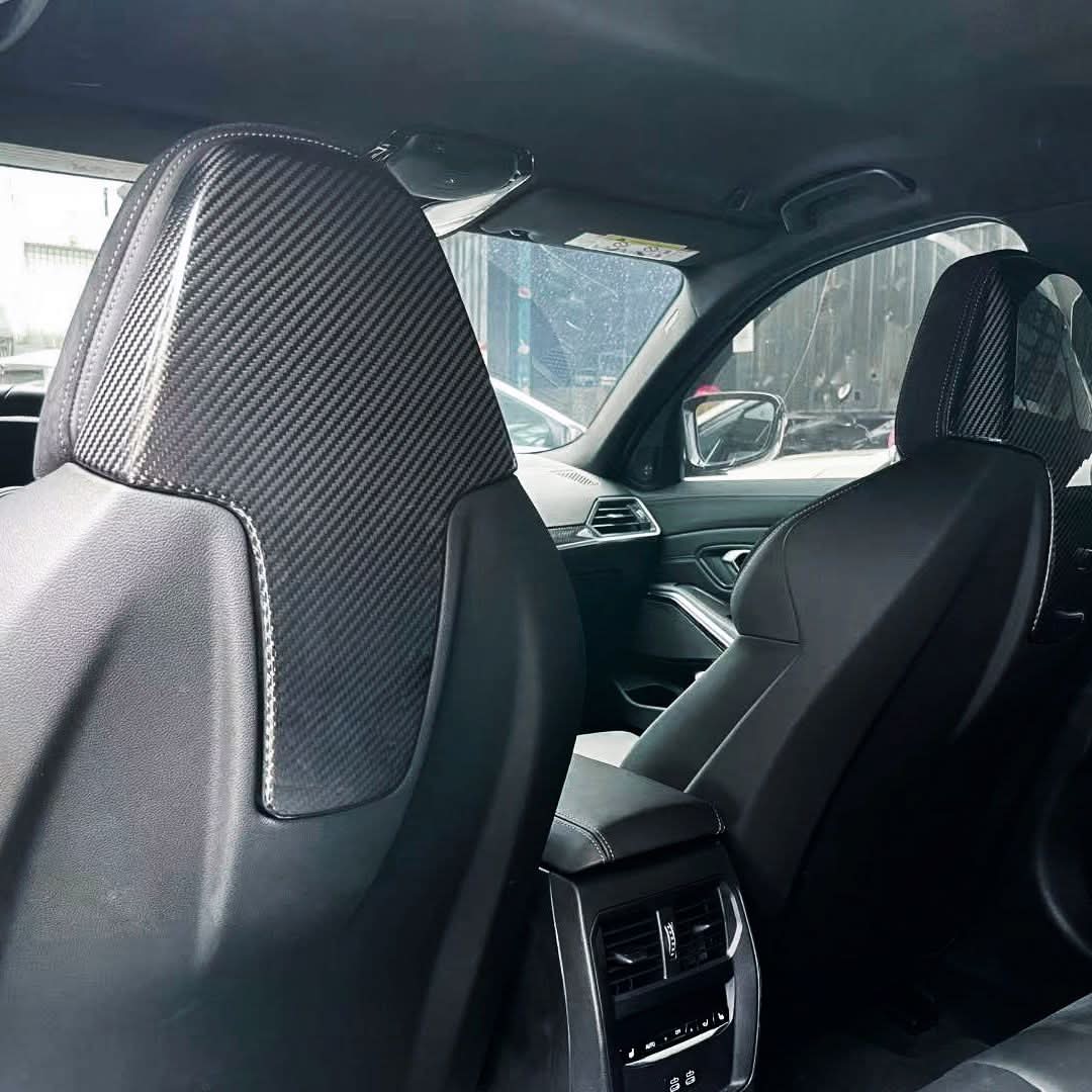 Pre-Preg Carbon Fibre Seat Covers for BMW G42 2 Series 21-24 - Carbon Factory