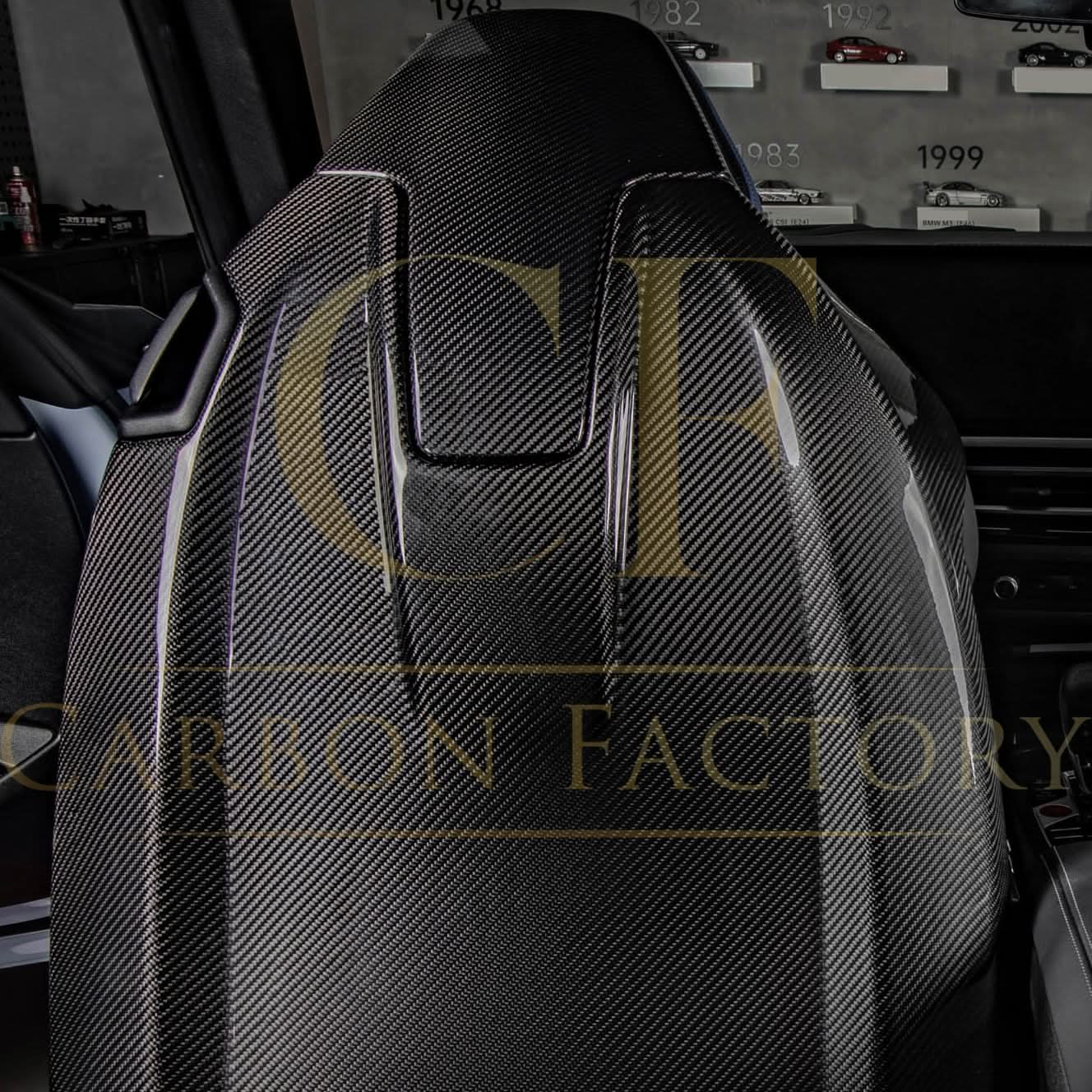 Pre-Preg Carbon Fibre Seat Covers for BMW G87 M2 G82 G83 M4 23-Present - Carbon Factory